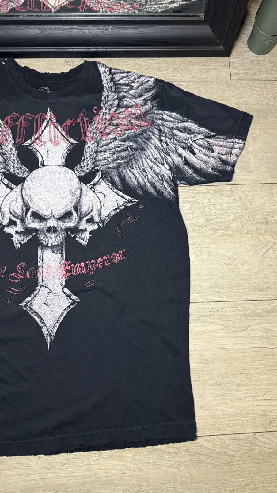 Affliction Vintage / Y2K RARE Affliction Fendor Emelianenko Shirt Size US L / EU 52-54 / 3 - 6 Thumbnail