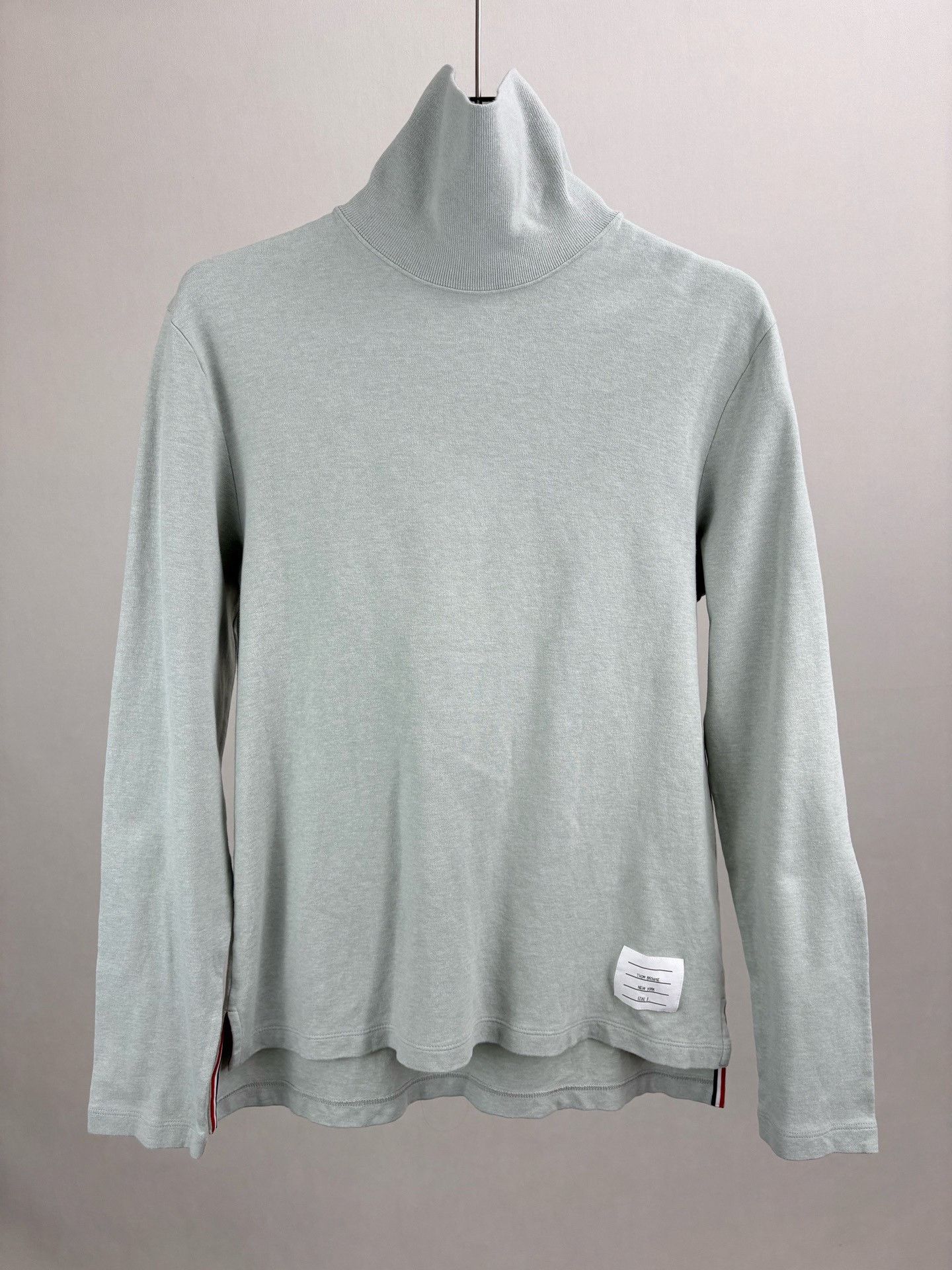Thom Browne THOM BROWNE TB Turtleneck Long Sleeve Tee Size US L / EU 52-54 / 3 - 1 Thumbnail