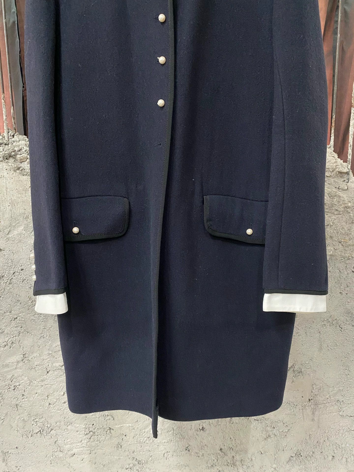 Miu Miu MIU MIU Women's Pearl Button Coat 40 Size M / US 6-8 / IT 42-44 - 4 Thumbnail