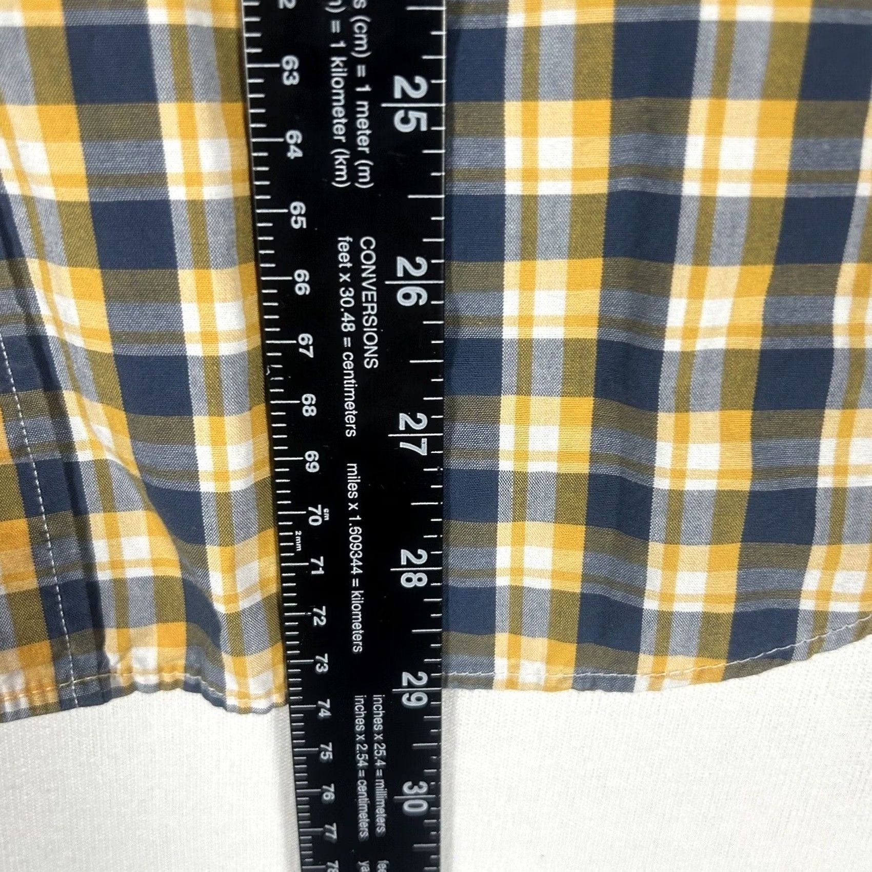 J.Crew J.CREW Button-Up Shirt Slim Flex Washed Yellow Plaid Long Sleeve Size L Mens Small business casual formal workwear shirt Size US L / EU 52-54 / 3 - 6 Thumbnail