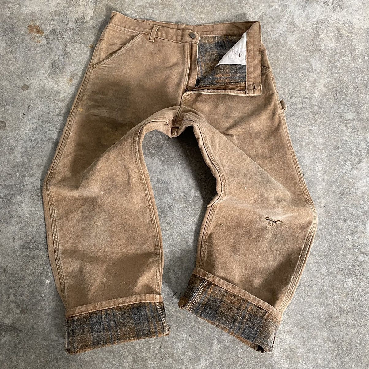 Vintage Carhartt Blanket Lined Dirty Carpenter Work Pants