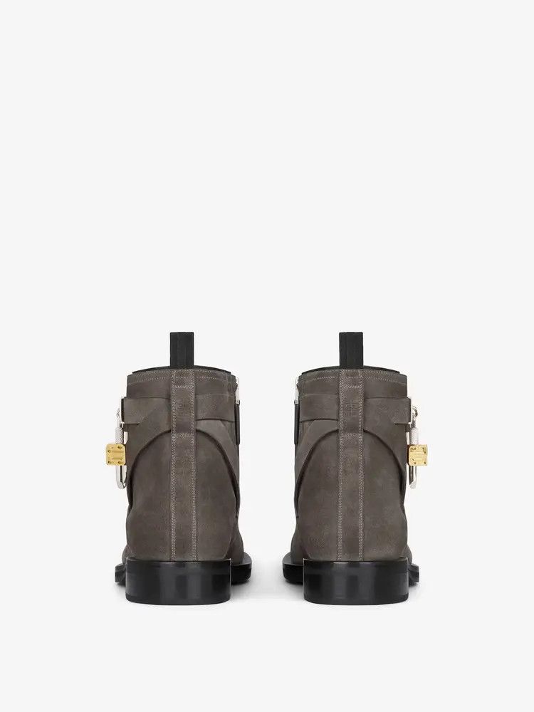 Givenchy o1lv12m1025 Lock Ankle Boots in Dark Grey Size US 9 / EU 42 - 5 Thumbnail