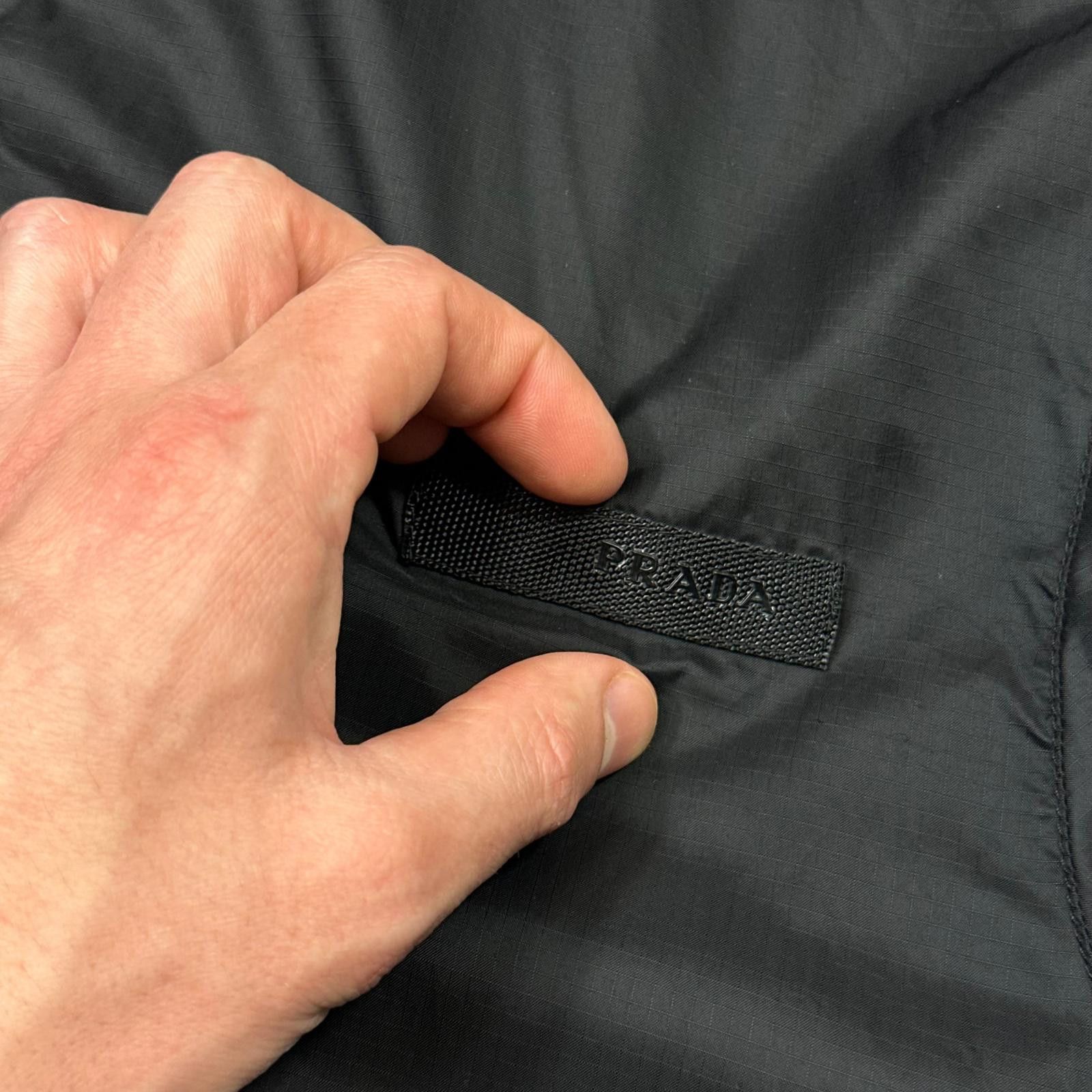 Prada Prada Sport 2007 Nylon Ripstop Carbon Chest Logo Jacket - M Size US M / EU 48-50 / 2 - 3 Thumbnail