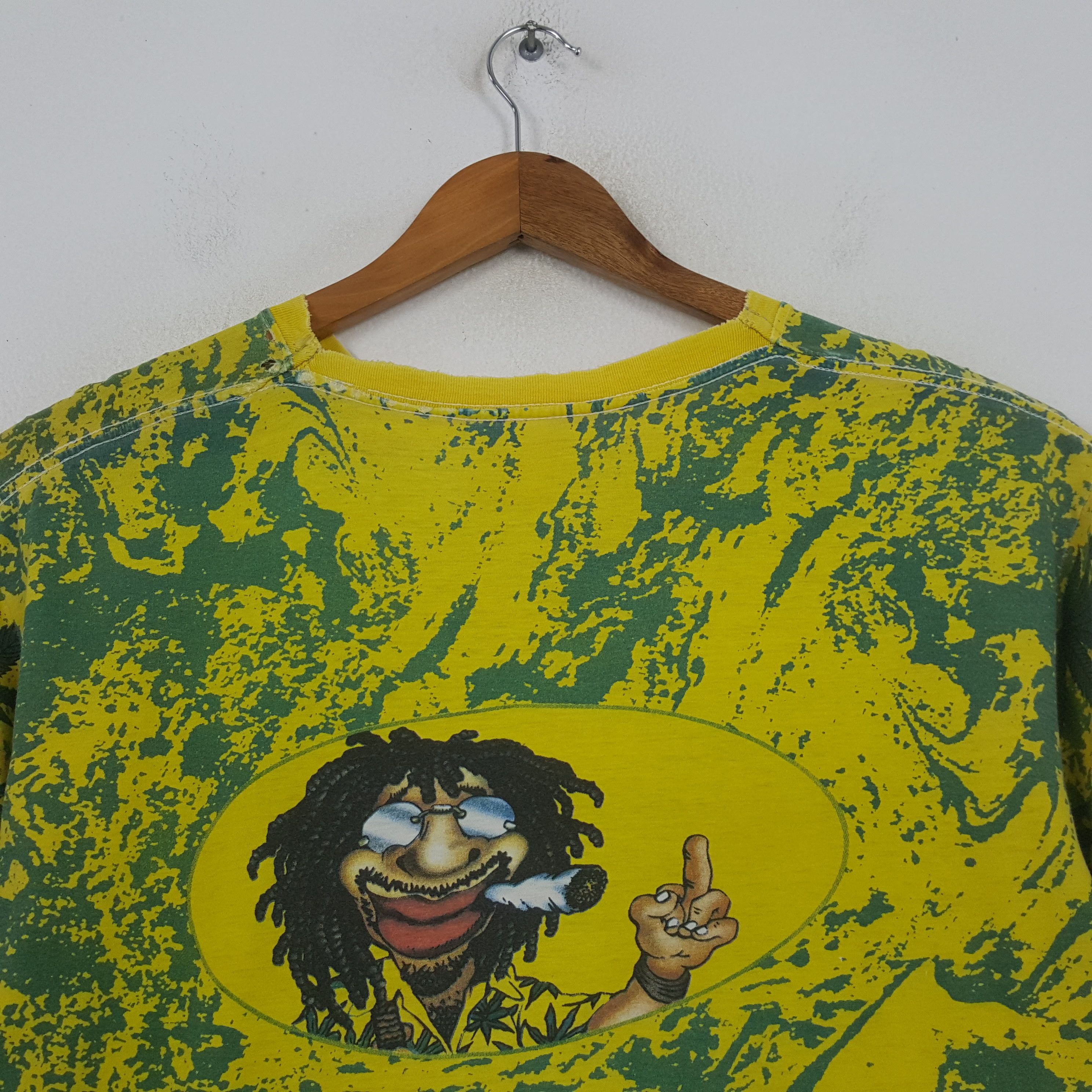 Other Vintage Bob Marley Jamaican Reggae Style T-shirt RR1 Size US XL / EU 56 / 4 - 4 Thumbnail