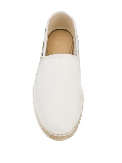 Off-White o1gr1nt0125 Stripes Flat Espadrillas in White Black Size US 6 / IT 36 - 4 Thumbnail
