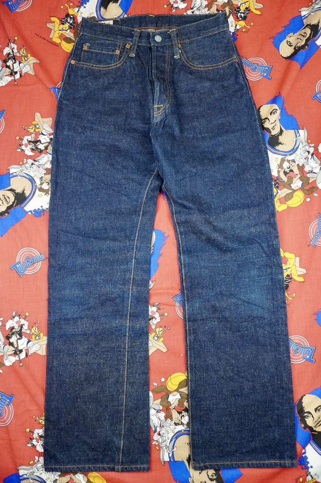 45rpm × Japanese Brand × Vintage Vintage 45Rpm L5 Red Selvedge Rare Like New Size US 27 - 3 Thumbnail