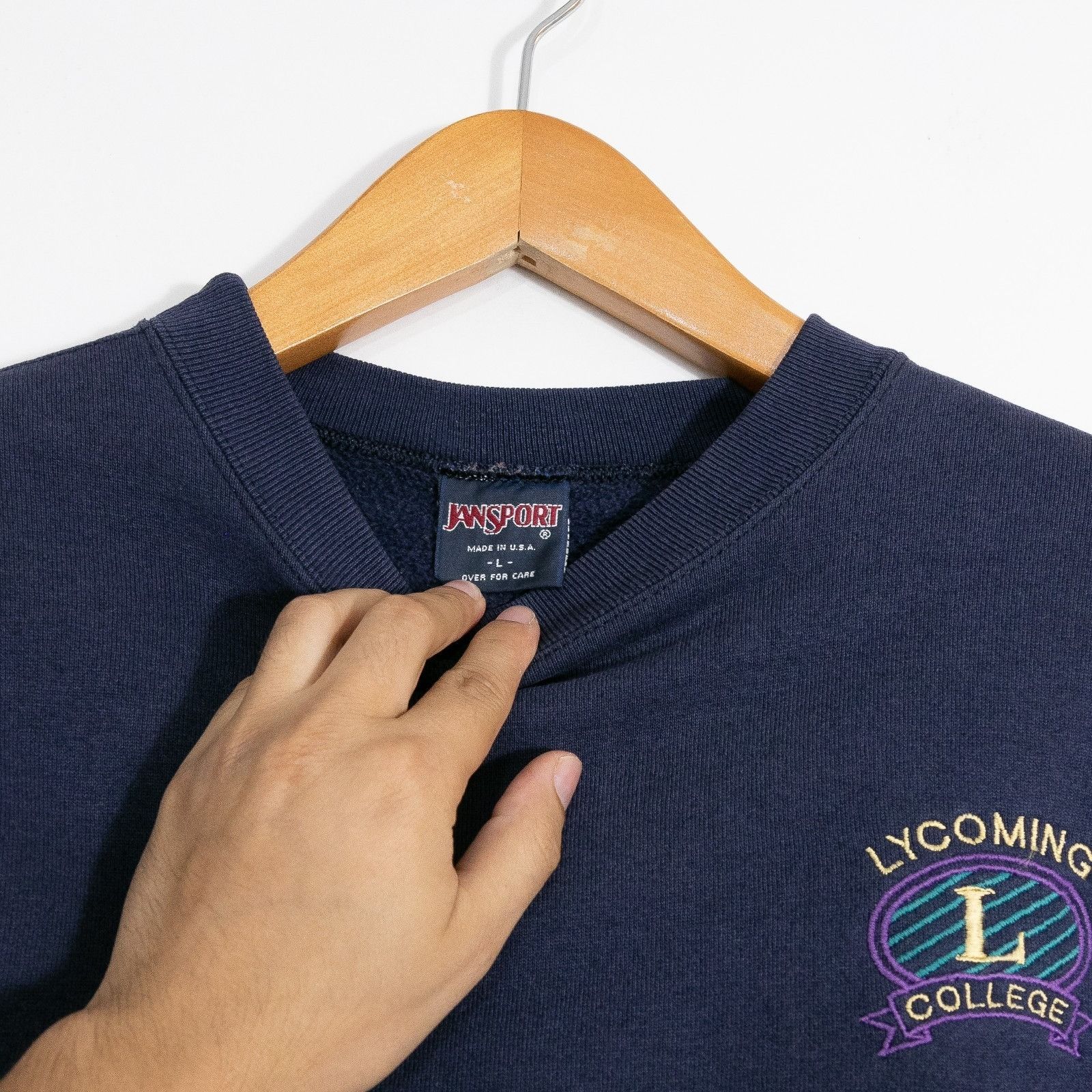Vintage Vintage 90s Lycoming College Sweatshirt Mens Large Crewneck Size US L / EU 52-54 / 3 - 5 Thumbnail