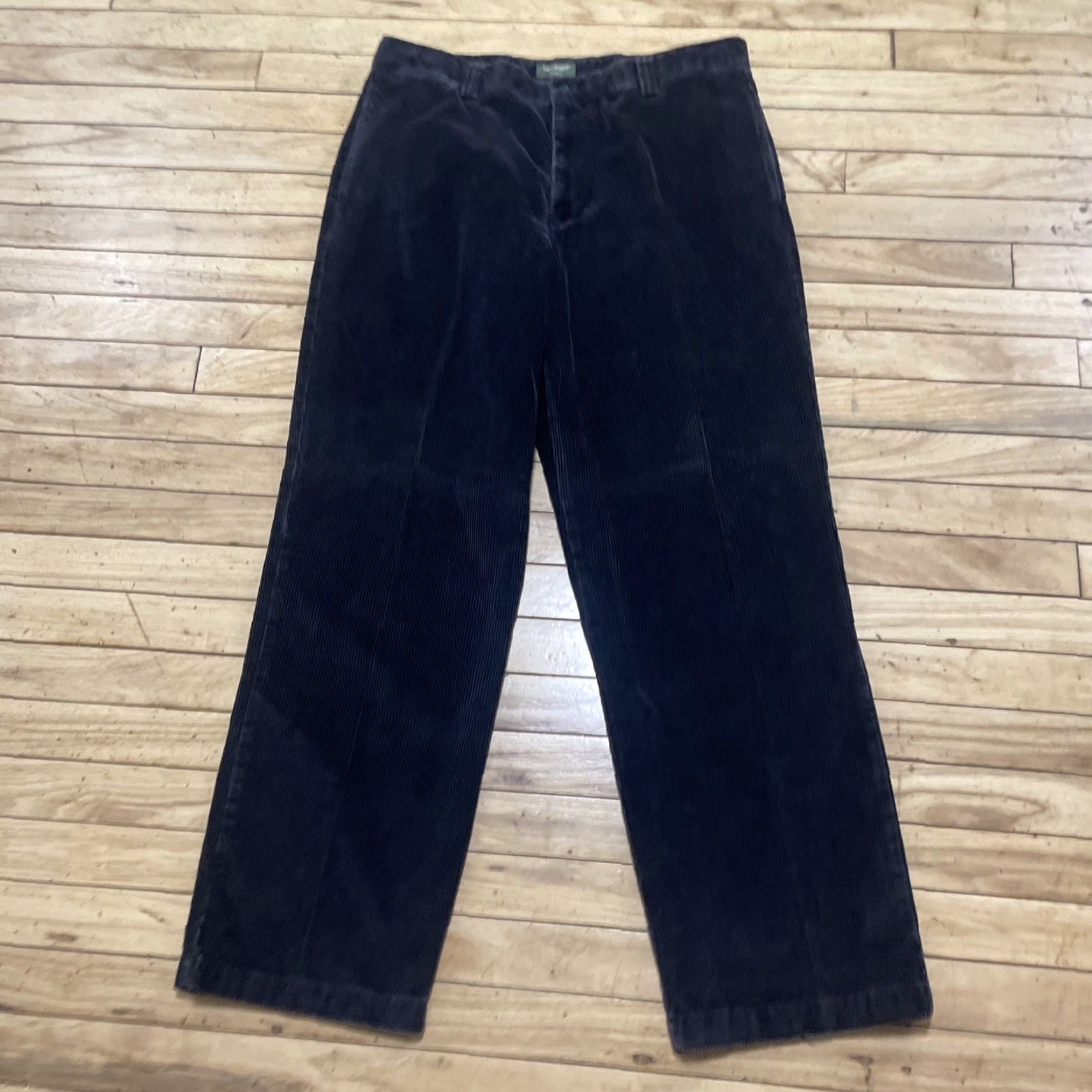 Dockers VINTAGE Dockers Khakis Pants Men 36x32 Corduroy Black 90s Skater Chunky 36 Regular Mens Size US 36 / EU 52 - 3 Thumbnail