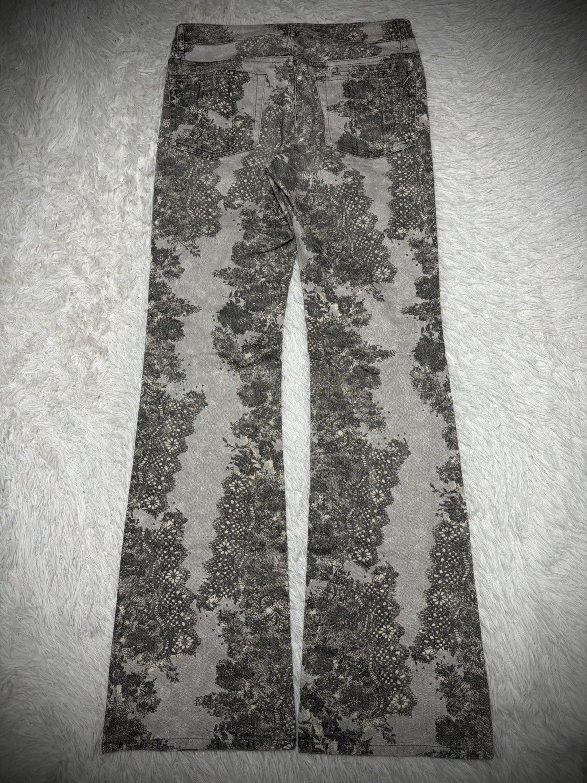 Tornado Mart Rare Japanese Brand python print flared jeans Size US 29 - 6 Thumbnail
