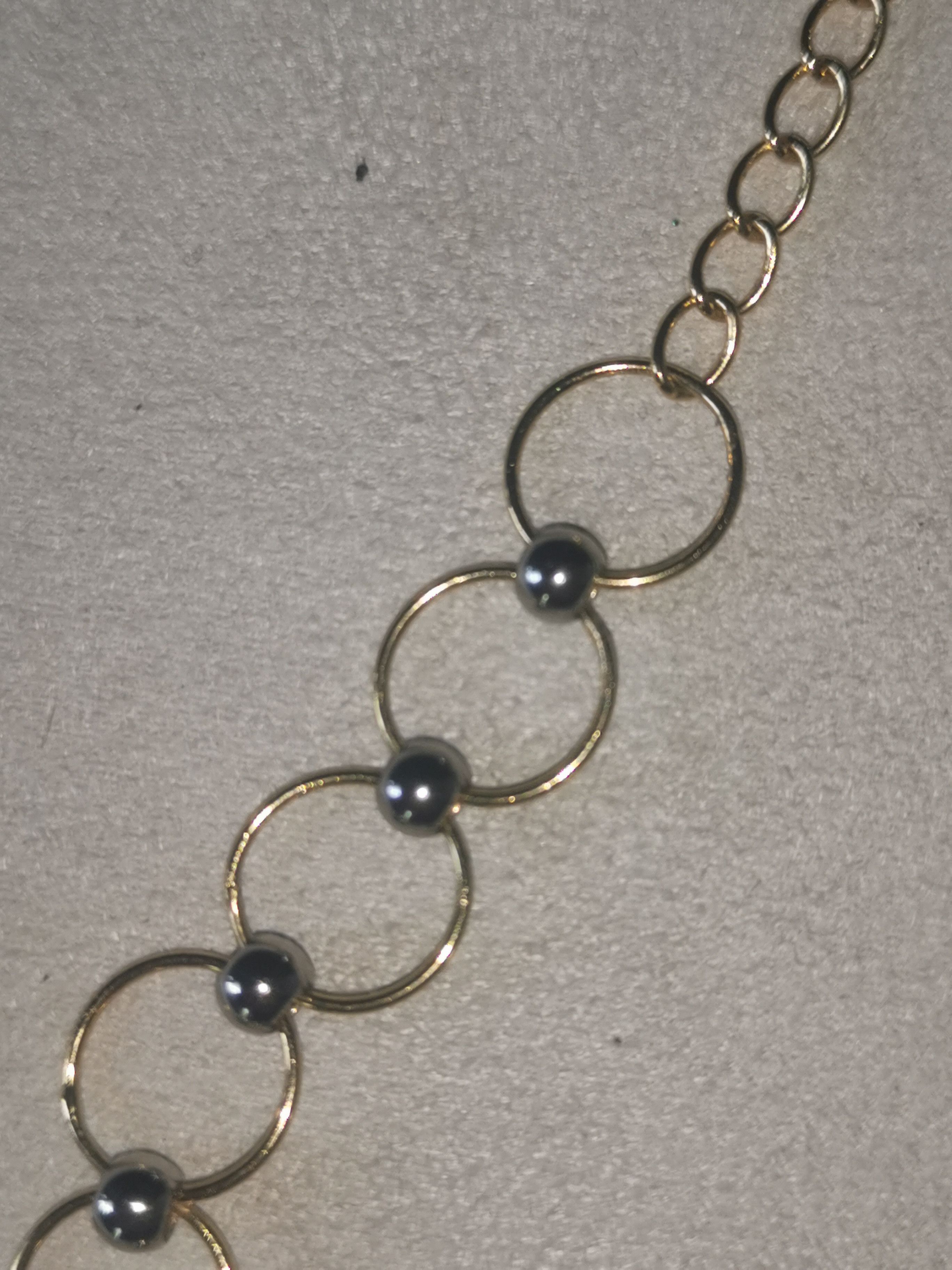 Vintage Gold circle necklace Size ONE SIZE - 2 Thumbnail