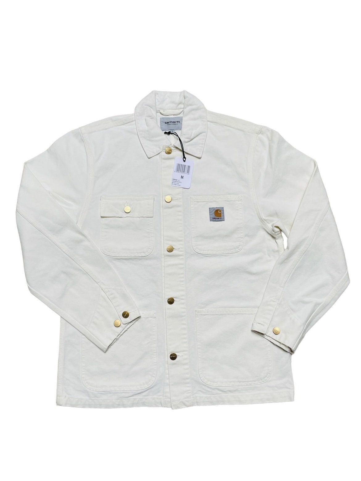 image of Carhartt Michigan Chore Coat Jacket Wax White, Men's (Size Medium)