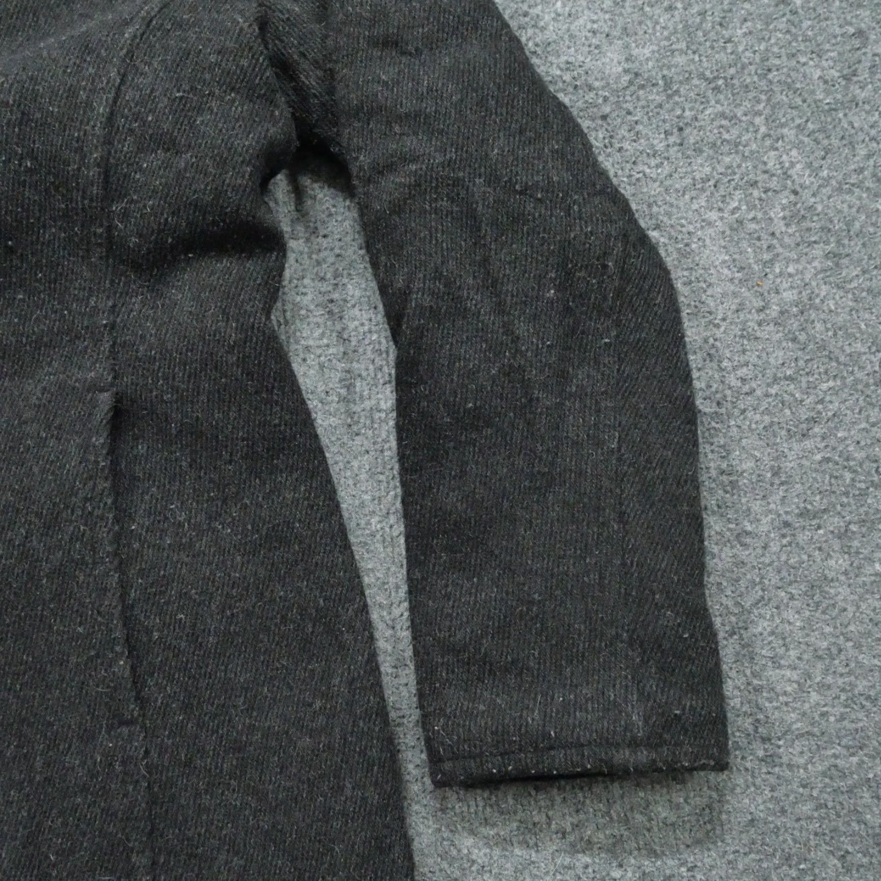 Gap VINTAGE Gap Jacket Womens S Grey Wool Blend Hooded Full Zip Y2K Jacket Size S / US 4 / IT 40 - 6 Thumbnail