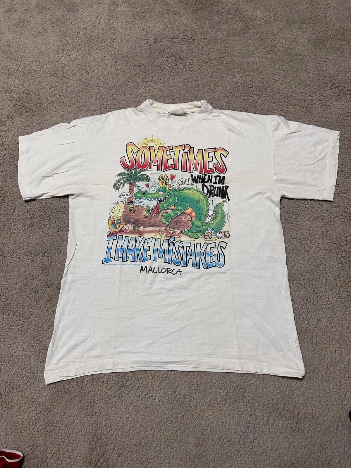 The Unbranded Brand Vintage Vintage 90s Sex Porno Crocodile Funny Humor T-shirt Size US L / EU 52-54 / 3 - 1 Thumbnail