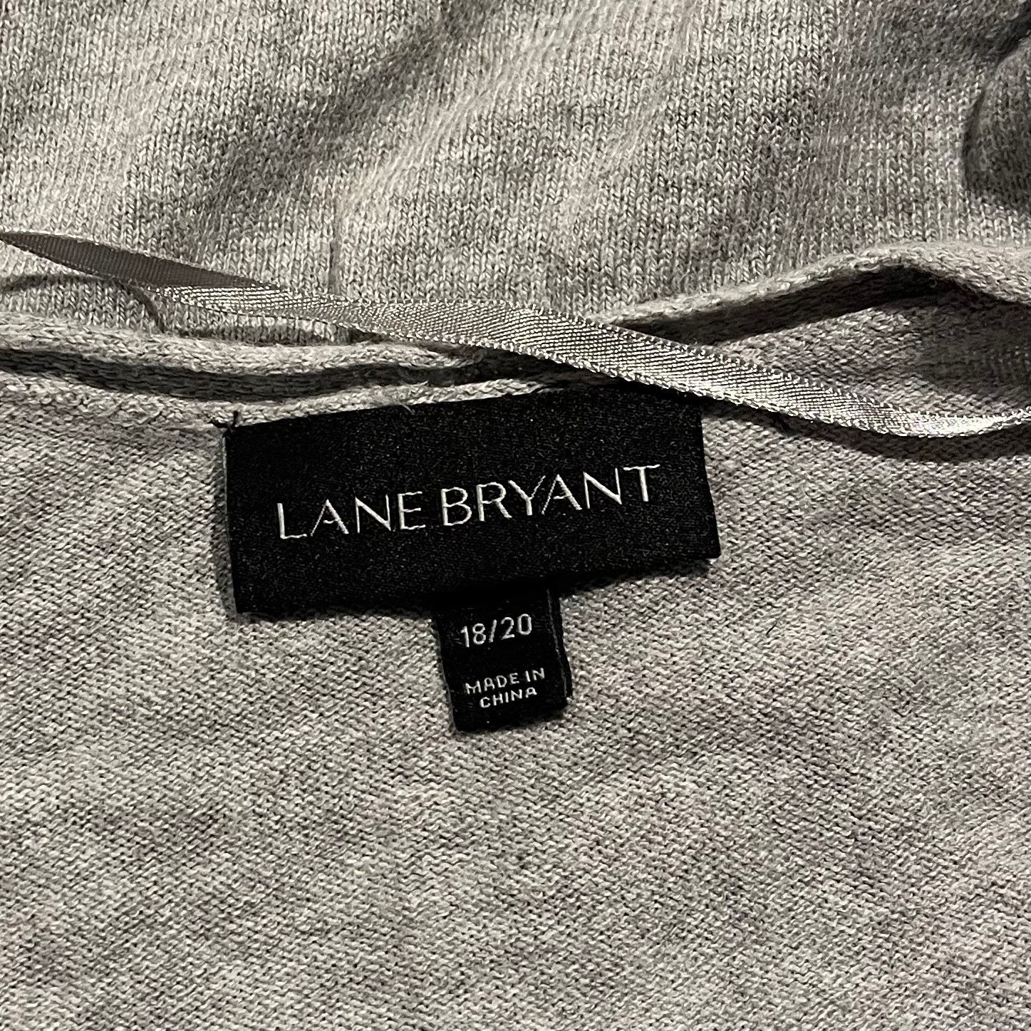 Other Lane Bryant Cardigan Open Front Faux Pearl Cuff Gray 18/20 Size XXL / US 16-18 / IT 52-54 - 4 Thumbnail