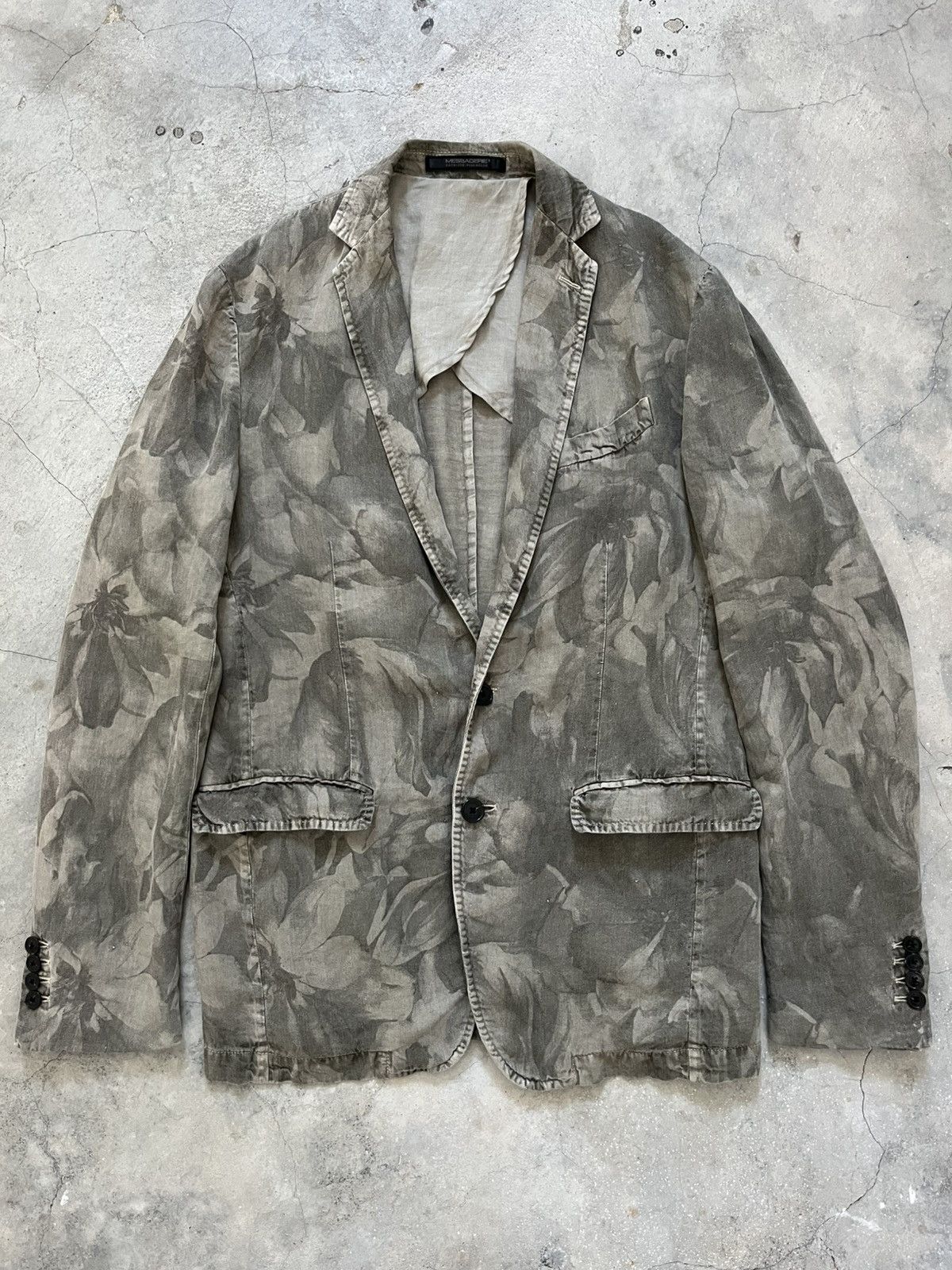 Messagerie Messagerie Patrizio Piscaglia Floral Linen Blazer Size US M / EU 48-50 / 2 - 1 Thumbnail