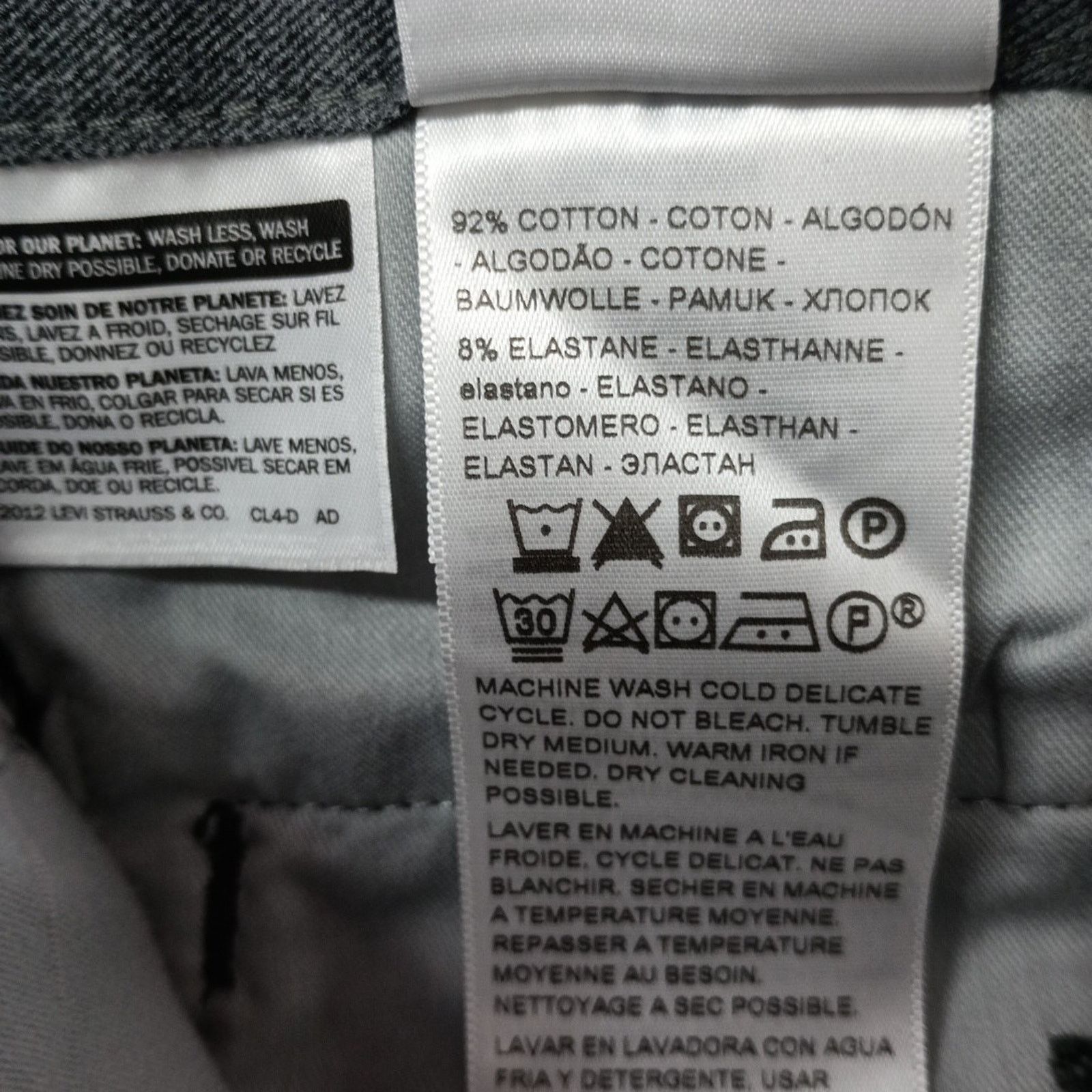 Dockers Dockers Workday Khakis Straight Fit Men's 38x32 Gray Stretch Size US 38 / EU 54 - 6 Thumbnail