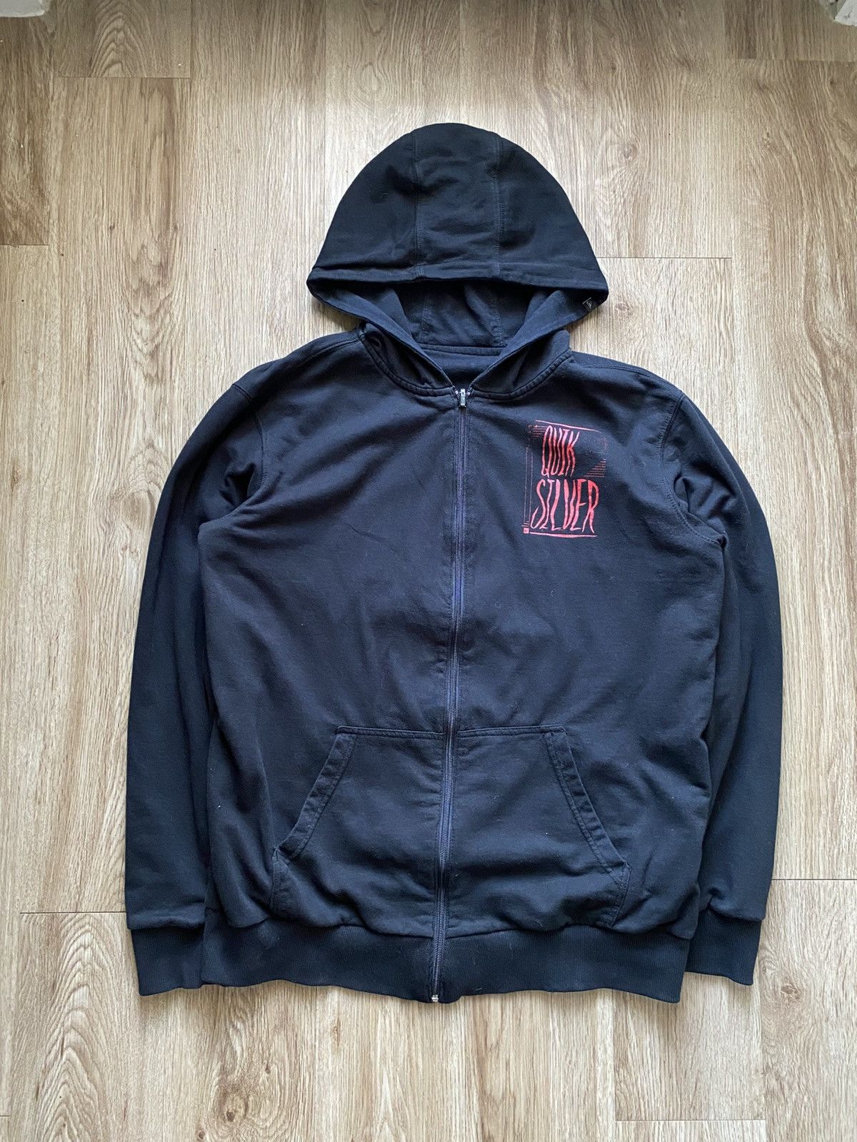 Quiksilver Quiksilver Y2K Double Sided Reversible Zip Up Hoodie Size US M / EU 48-50 / 2 - 2 Thumbnail