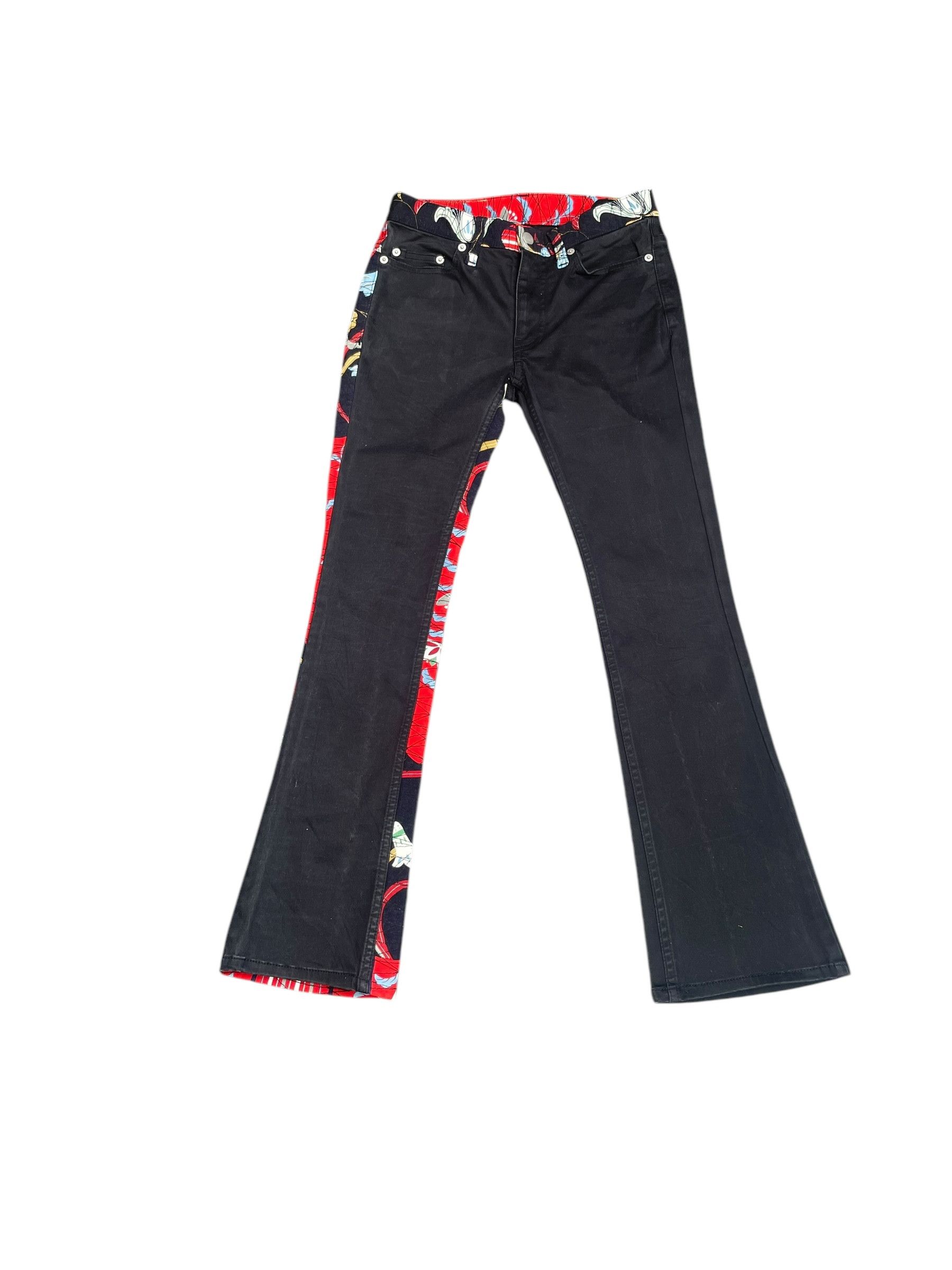 Japanese Brand Glamdy Flare Custom Denim Size 27" / US 4 / IT 40 - 2 Thumbnail