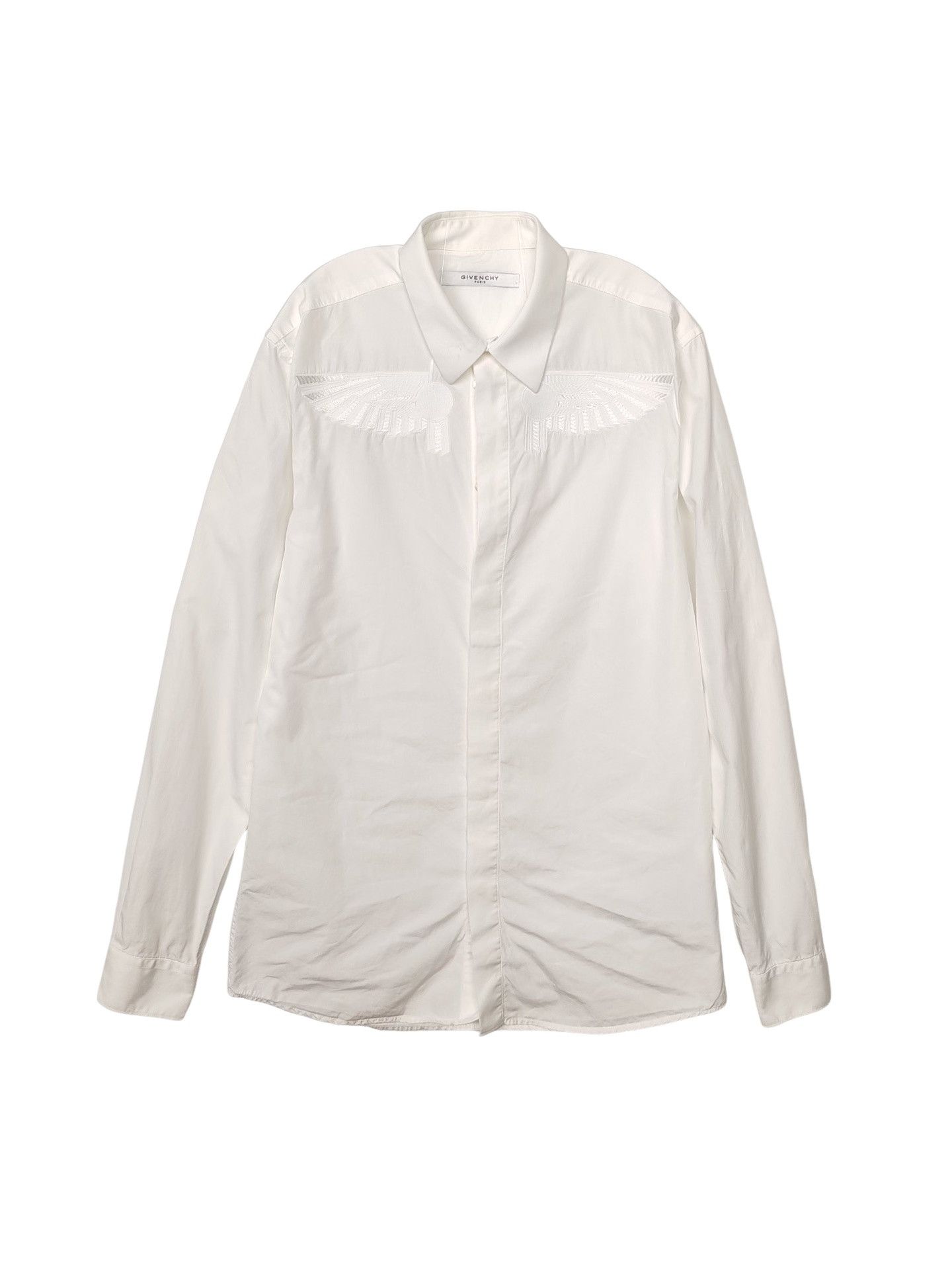 Givenchy Givenchy Wing Embroidery Shirt Size S Size US S / EU 44-46 / 1 - 1 Thumbnail