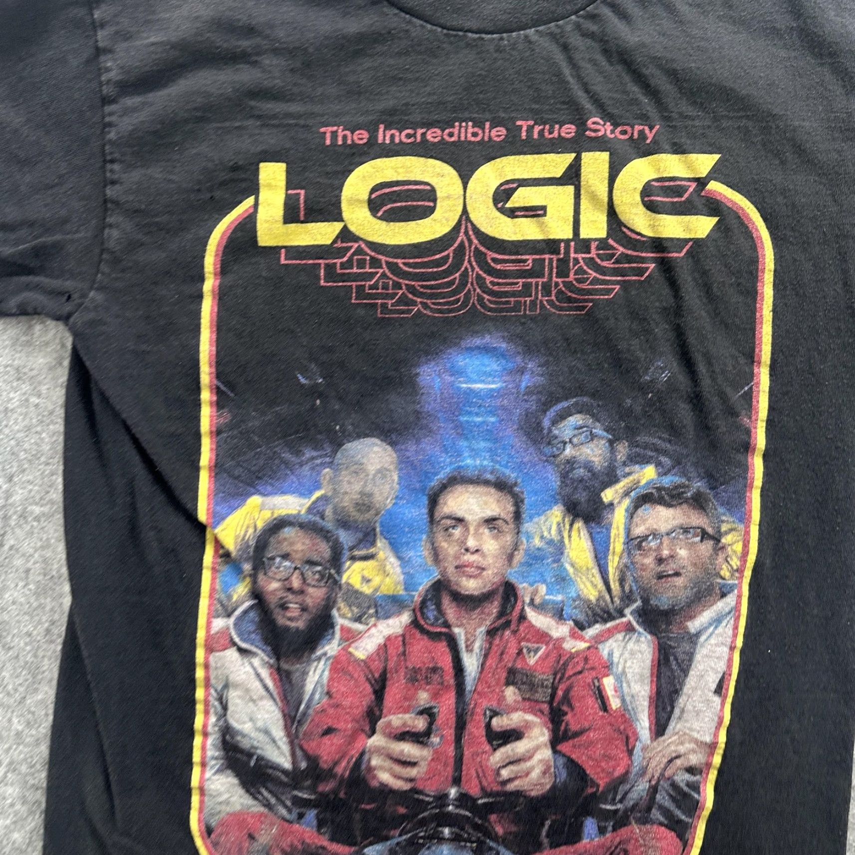 Other Logic Shirt Mens Medium Black The Incredible True Story Rap Tour Tee Rapper Size US M / EU 48-50 / 2 - 4 Thumbnail
