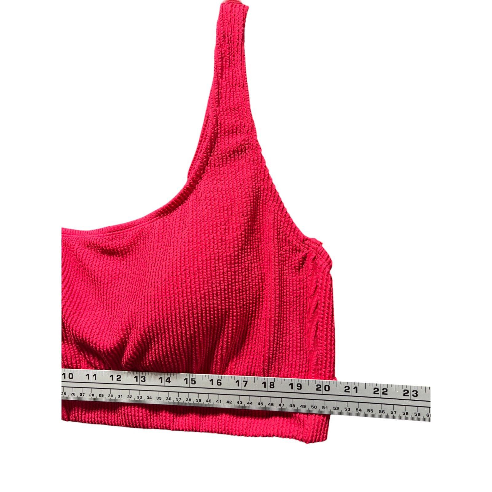 Other Kona Sol - Women's Pucker Scoop Neck Longline Bikini Top - B Size ONE SIZE - 5 Thumbnail