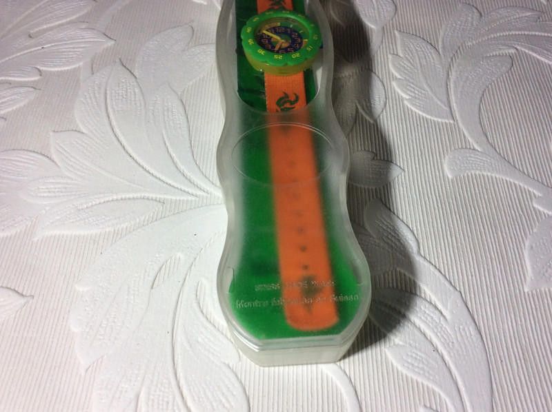 Designer Flik Flak ladies green dial watch Size ONE SIZE - 3 Thumbnail