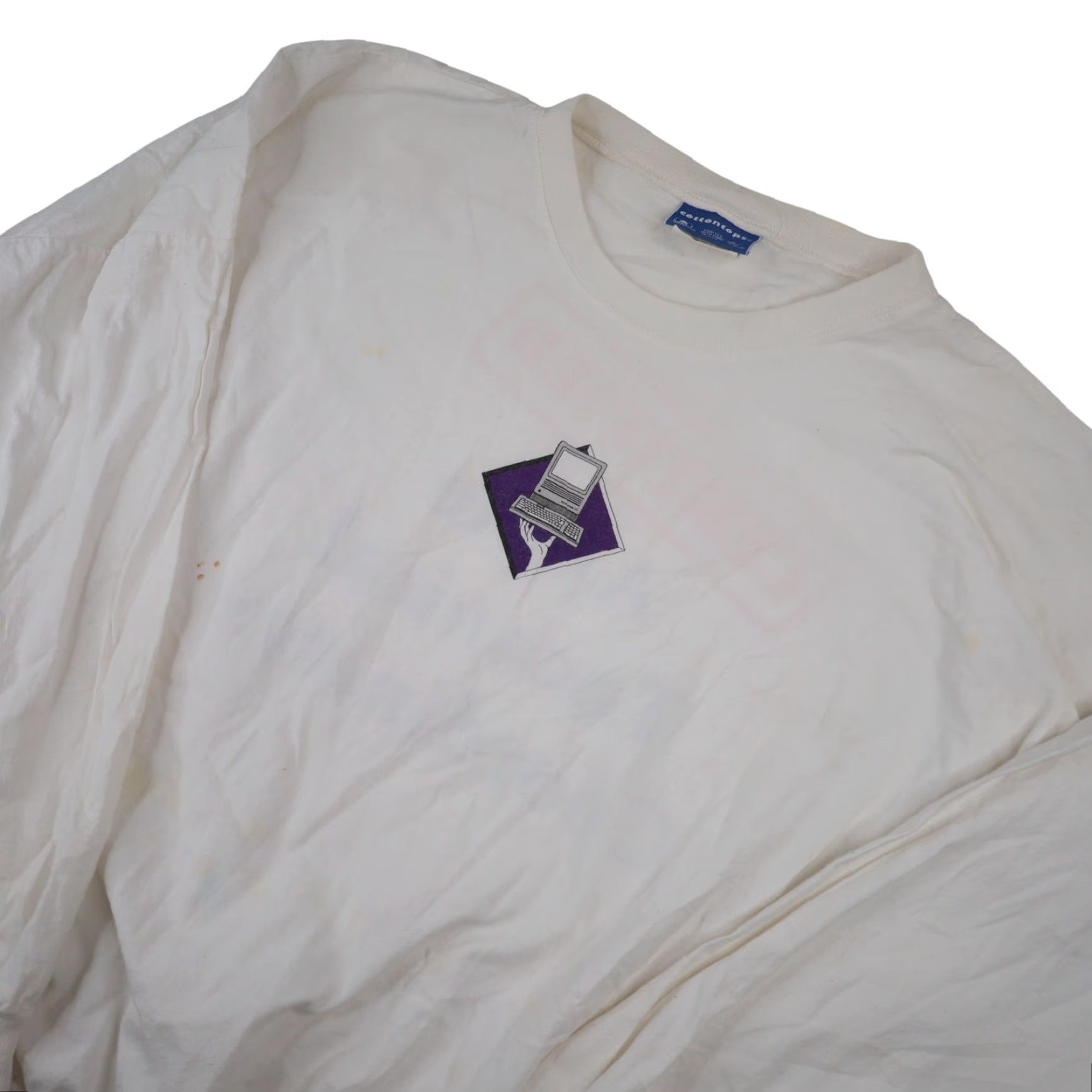 Apple VINTAGE Apple Certified Apple Technical Coordinator Long Sleeve Shirt Men XL White Size US XL / EU 56 / 4 - 2 Thumbnail