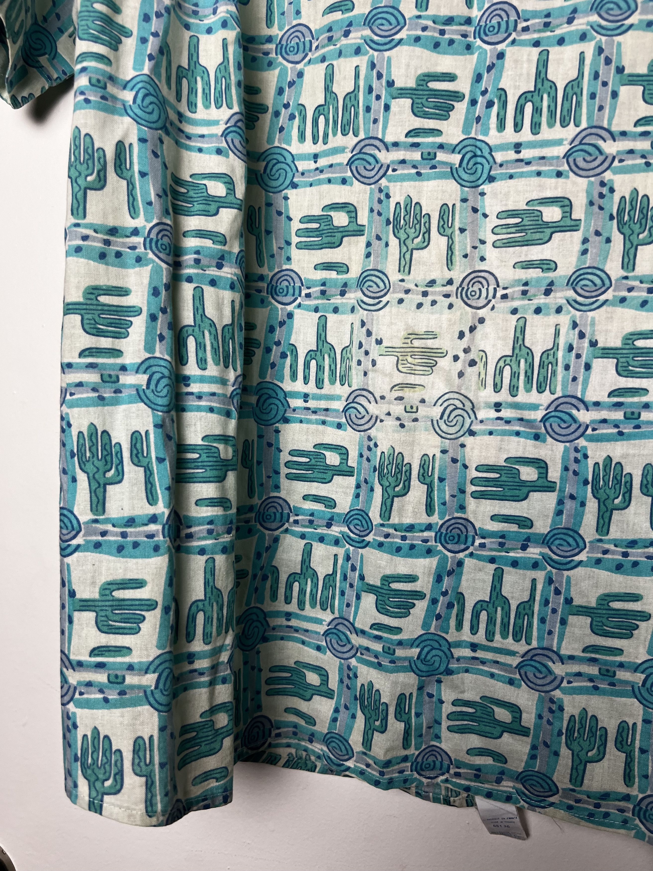 Vintage Vintage 1990's New Man Cactus Short Sleeve Button Up Shirt Size US L / EU 52-54 / 3 - 14 Thumbnail