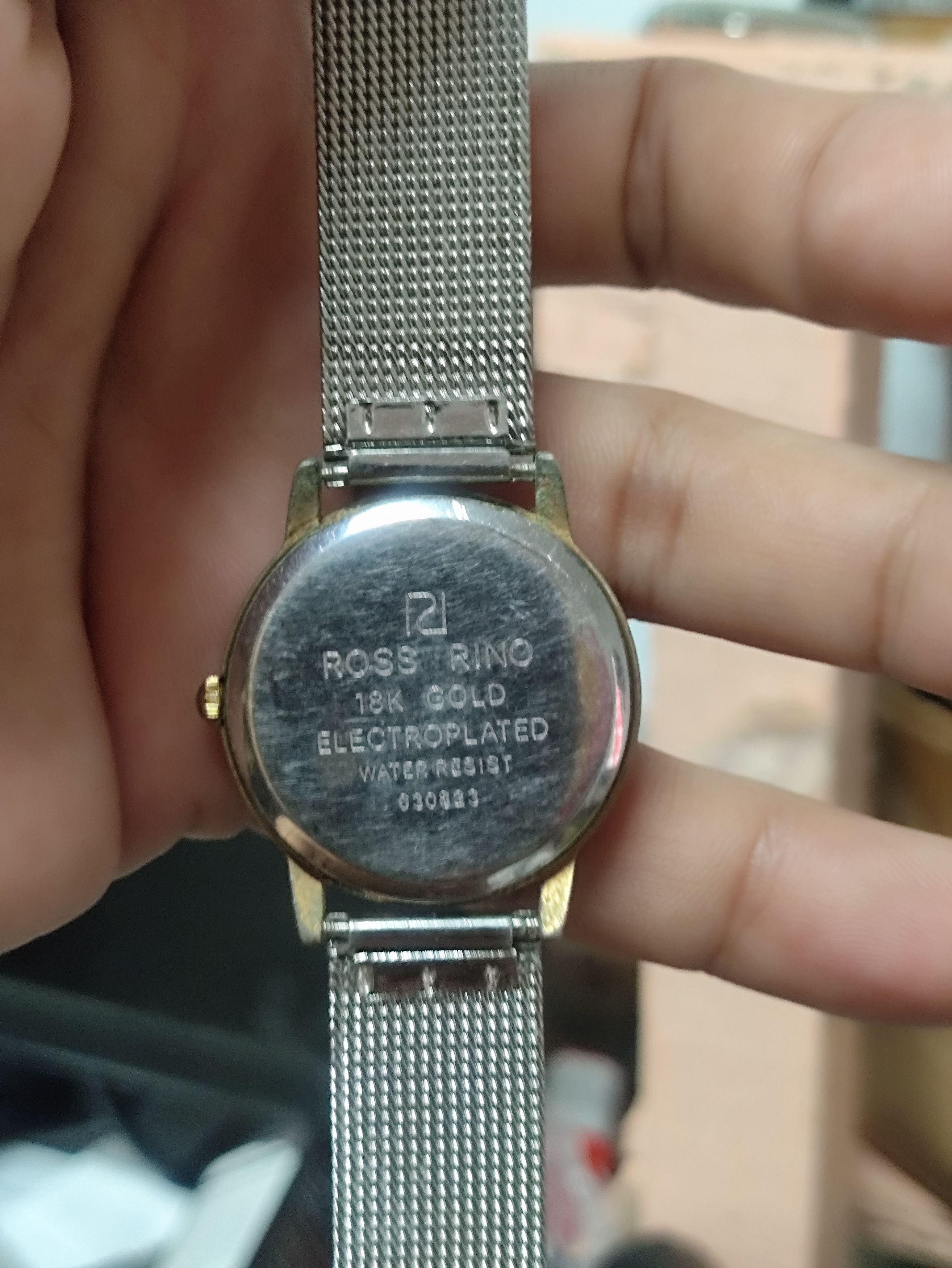 Japanese Brand × Vintage Vintage ROSS RINO 18K GOLD ELECTRO PLATE (JAPAN WATCH) Size ONE SIZE - 7 Thumbnail