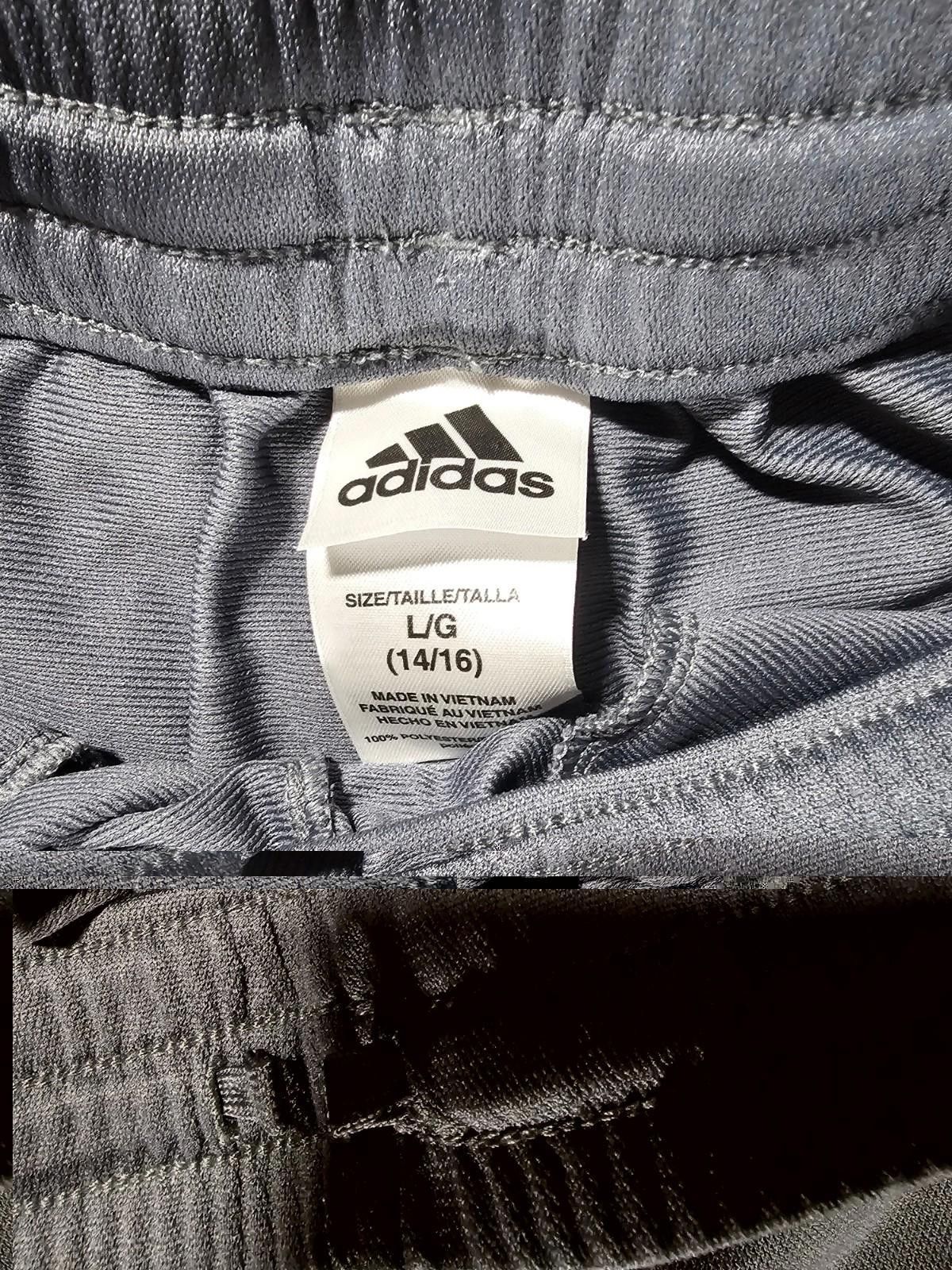 Adidas Adidas Gray L 14-16 Sweatpants Size ONE SIZE - 3 Thumbnail
