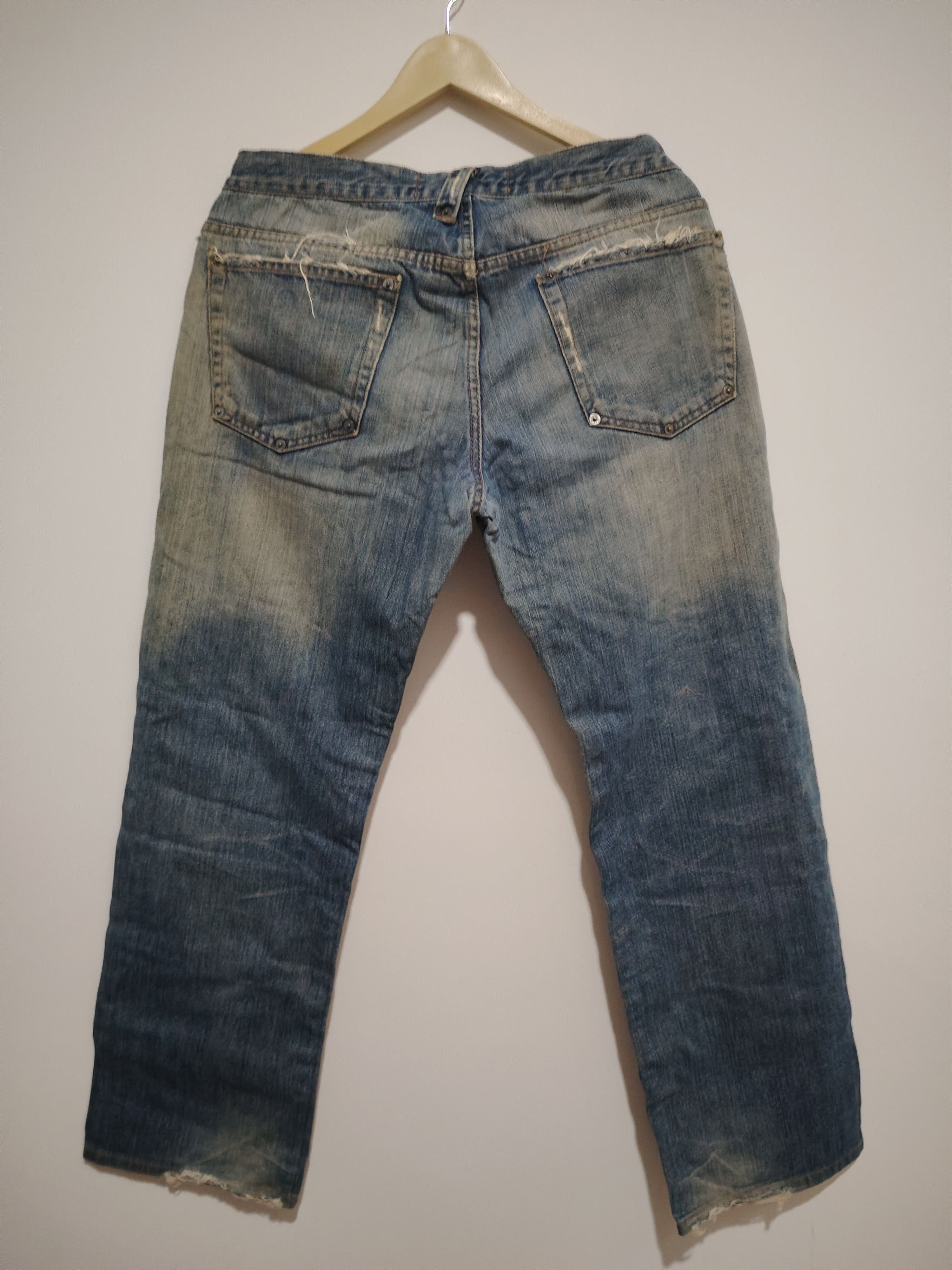 Versace × Versus Versace Versus Versace Distressed Jeans Size US 35 - 3 Thumbnail