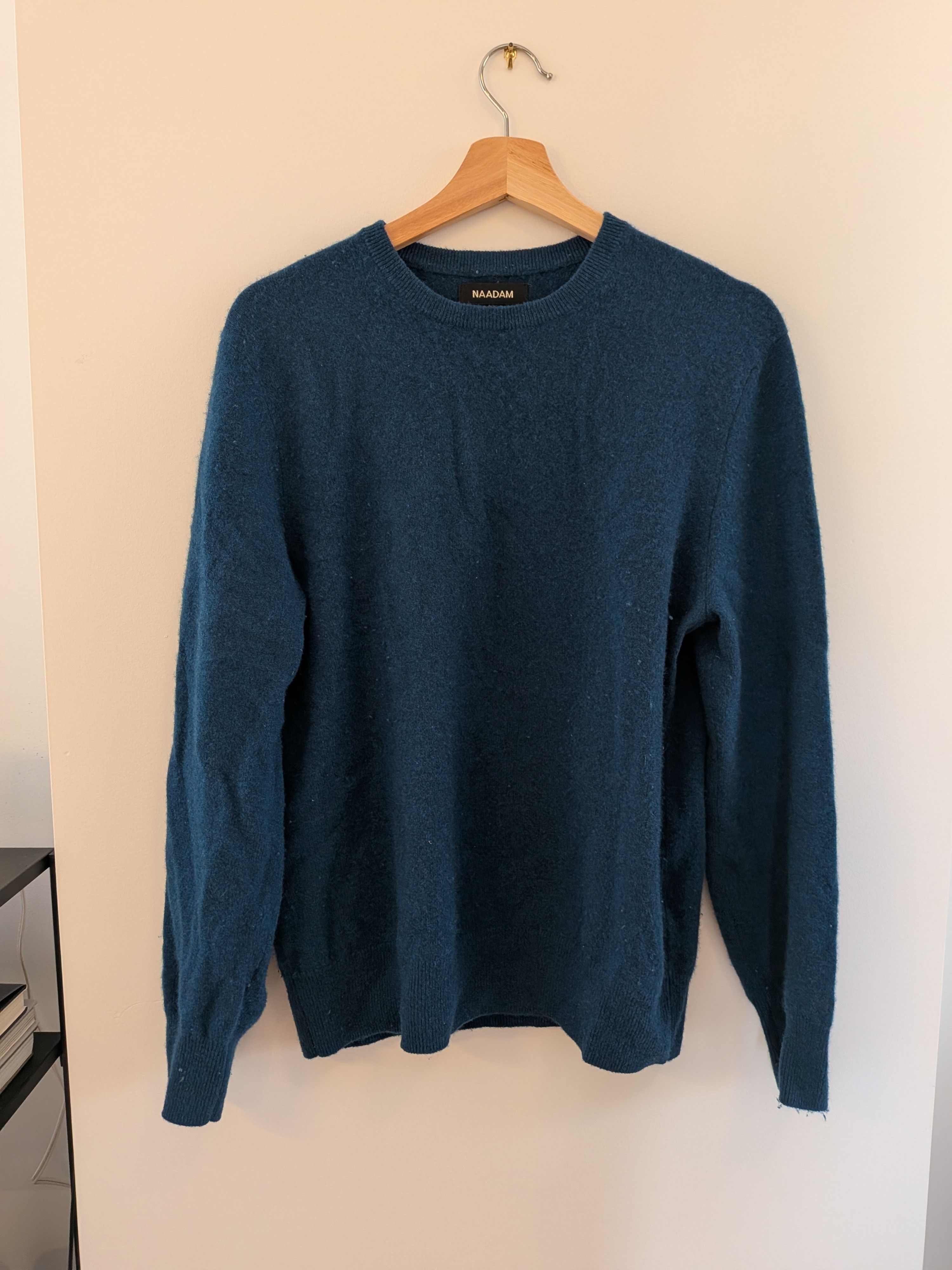 NAADAM Original Cashmere Sweater Men's • Peacock Blue Size US S / EU 44-46 / 1 - 1 Thumbnail
