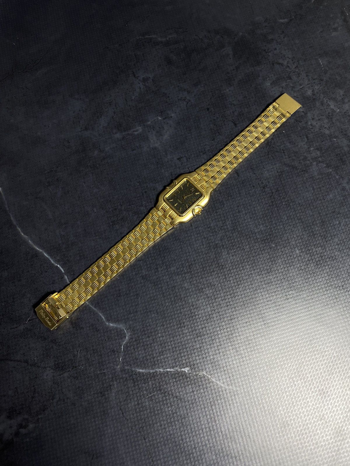 Vintage Philip Persio Gold Watch – Vintage Elegance Japanese Brand Size ONE SIZE - 10 Thumbnail