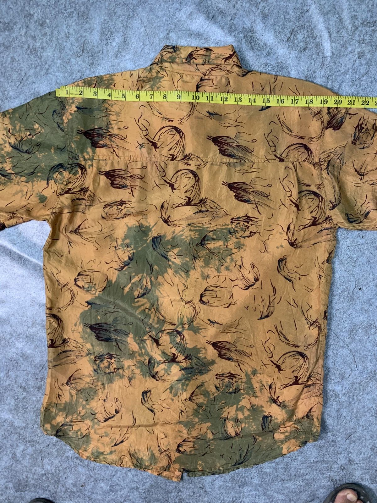 SikSilk Rare Design Vintage Silk Uomo Short Sleeve Button Ups Shirt Size US S / EU 44-46 / 1 - 8 Thumbnail