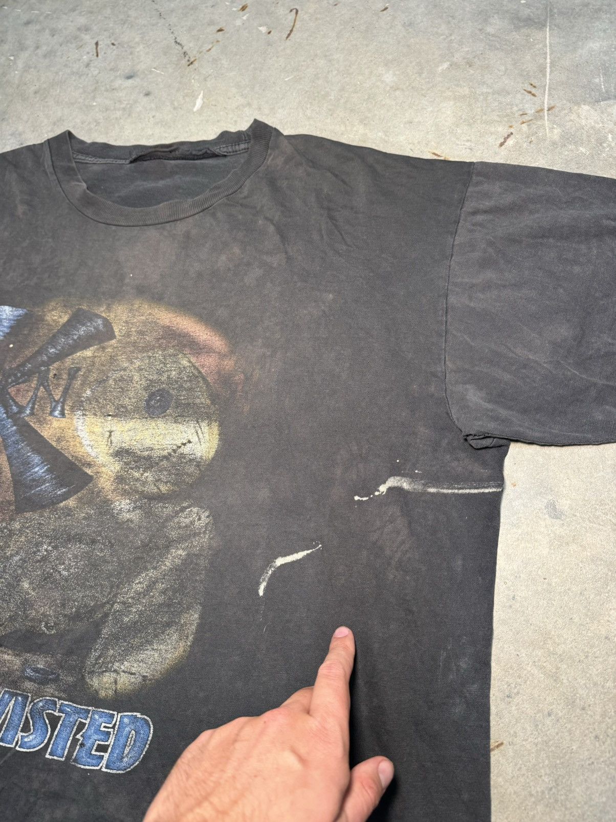 Band Tees Smoked 2000 Korn Sick and Twisted Parking Lot Boot Grail Size US XL / EU 56 / 4 - 5 Thumbnail