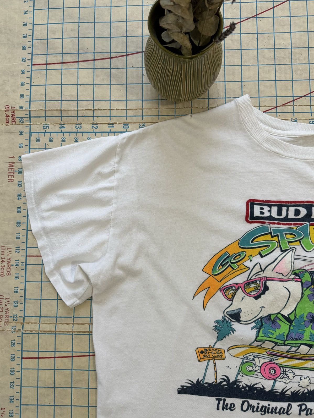 Budweiser × Vintage Vintage Bud Light Spuds Mackenzie Promo Tee 80’s Size US XL / EU 56 / 4 - 8 Thumbnail