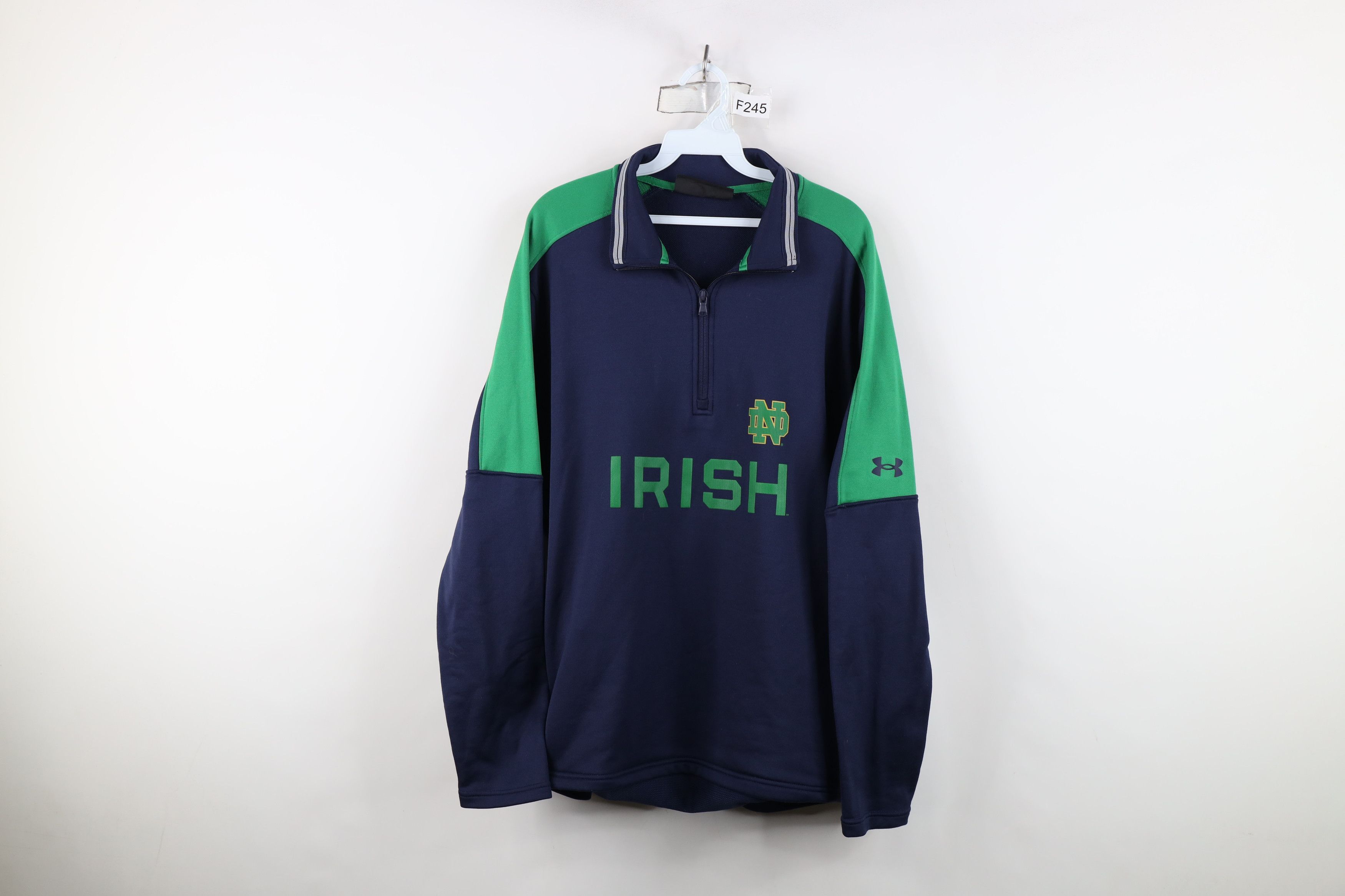 Under Armour Under Armour Mens Dame University Irish Half Zip Sweatshirt Size US XL / EU 56 / 4 - 1 Thumbnail