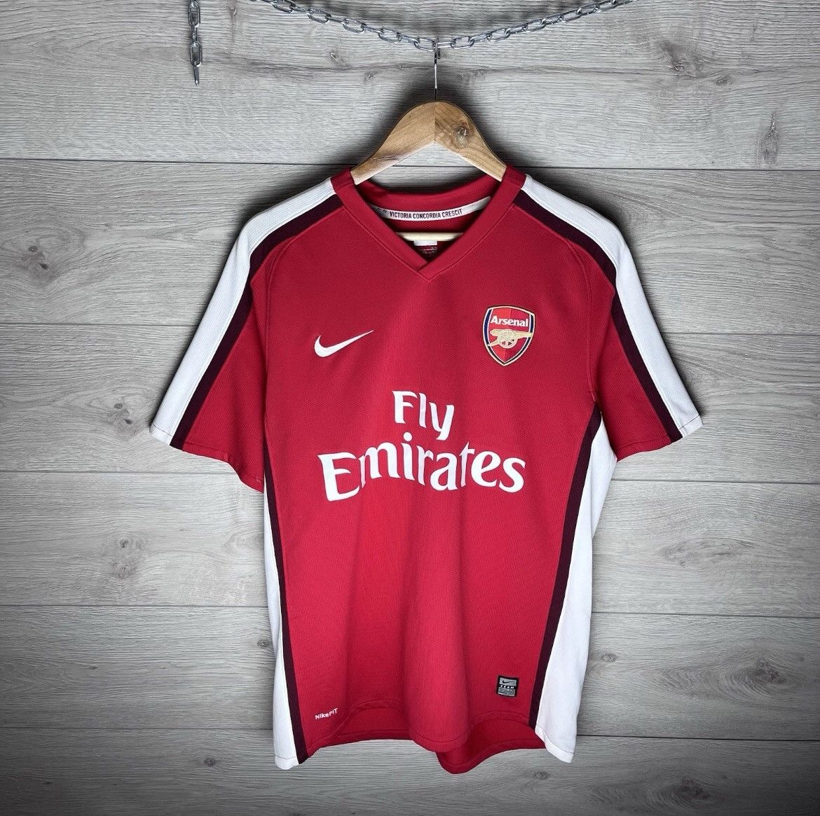 Nike Vintage soccer jerseys FC Arsenal Nike #4 Fabregas dri-fit Size US M / EU 48-50 / 2 - 2 Thumbnail