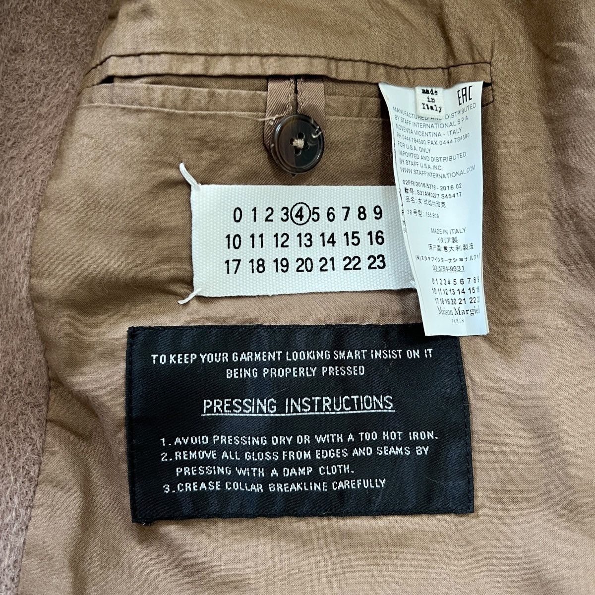 Maison Margiela MAISON MARGIELA ④ Alpaca Double-Breasted Wool Coat Size XS / US 0-2 / IT 36-38 - 7 Thumbnail