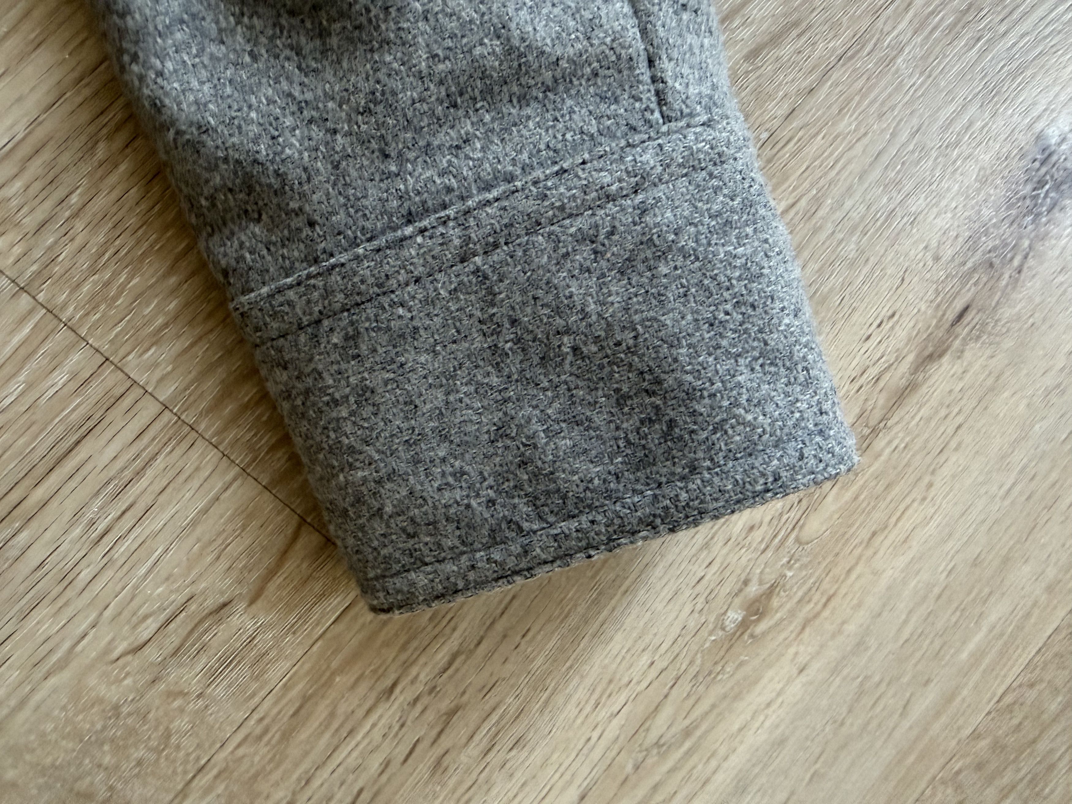 A.P.C. A.P.C. Basile Wool Overshirt - Gray - Size Medium Size US M / EU 48-50 / 2 - 5 Thumbnail