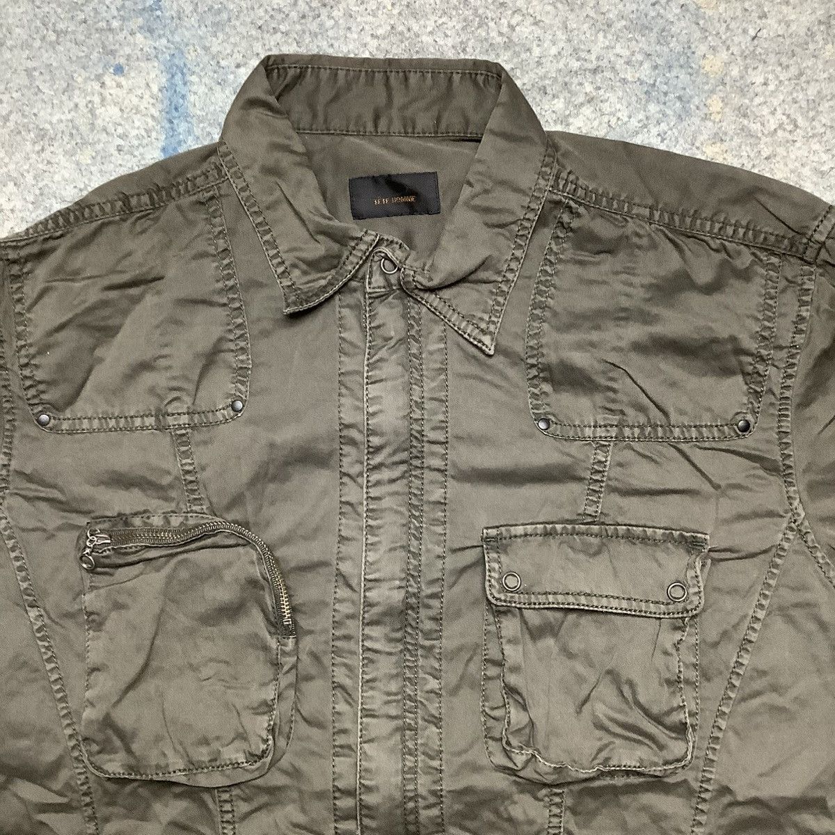 Issey Miyake × Le Grande Bleu (L.G.B.) × Tete Homme Vintage Bondage Military Issey Miyake Tete Homme Size US M / EU 48-50 / 2 - 2 Thumbnail