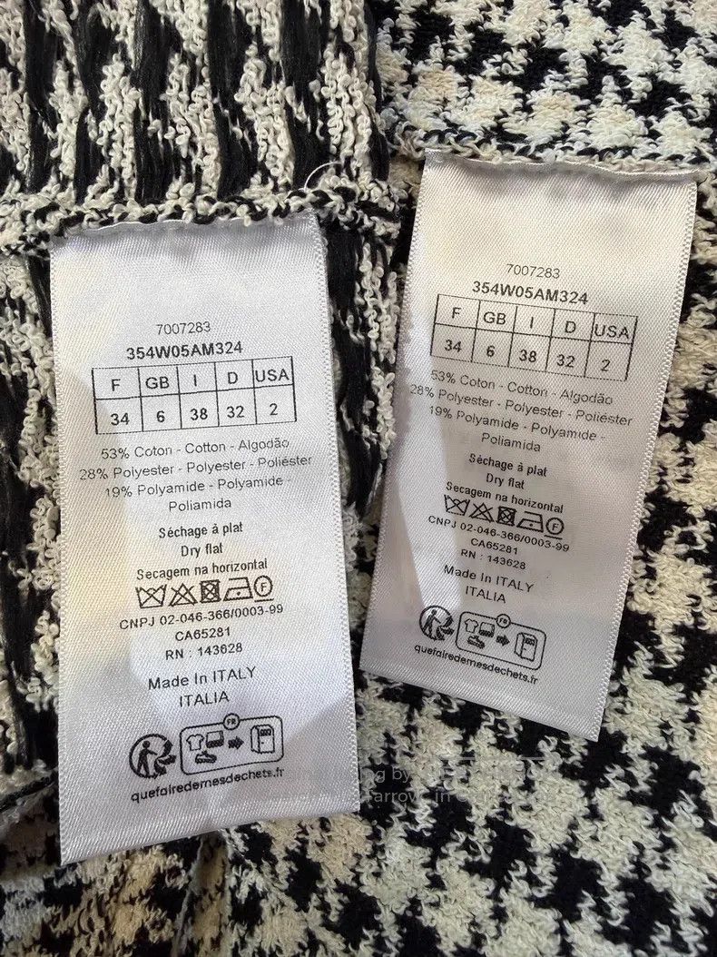 Dior Dior Thousand-bird check knitted suit Size XXS / US 00 / IT 34 - 7 Thumbnail