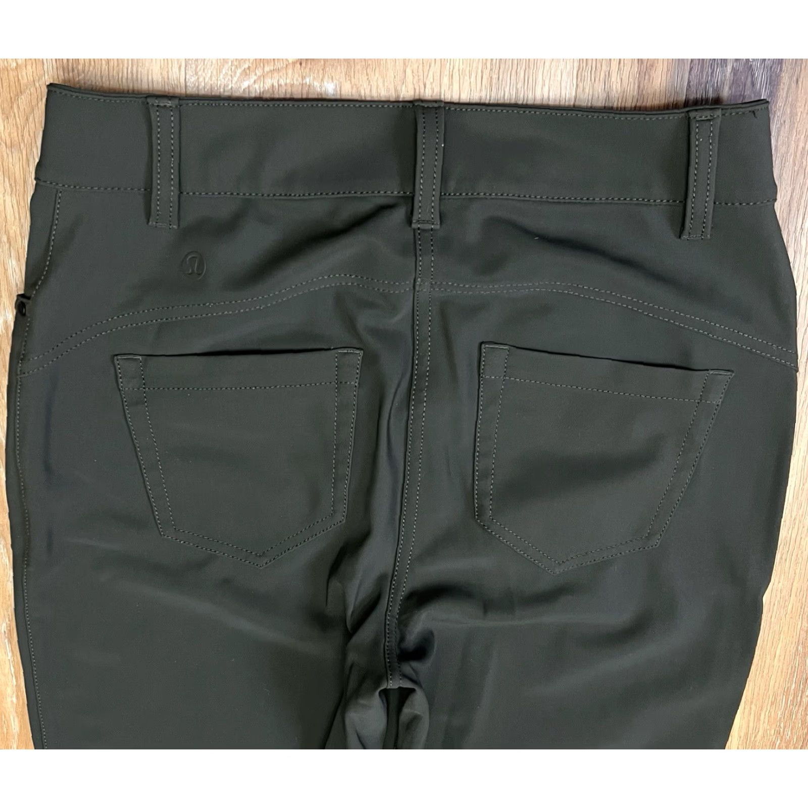 Lululemon Lululemon City Sleek 5 Pocket Pants Olive Green 27x27.5" Women Size 27" / US 4 / IT 40 - 4 Thumbnail