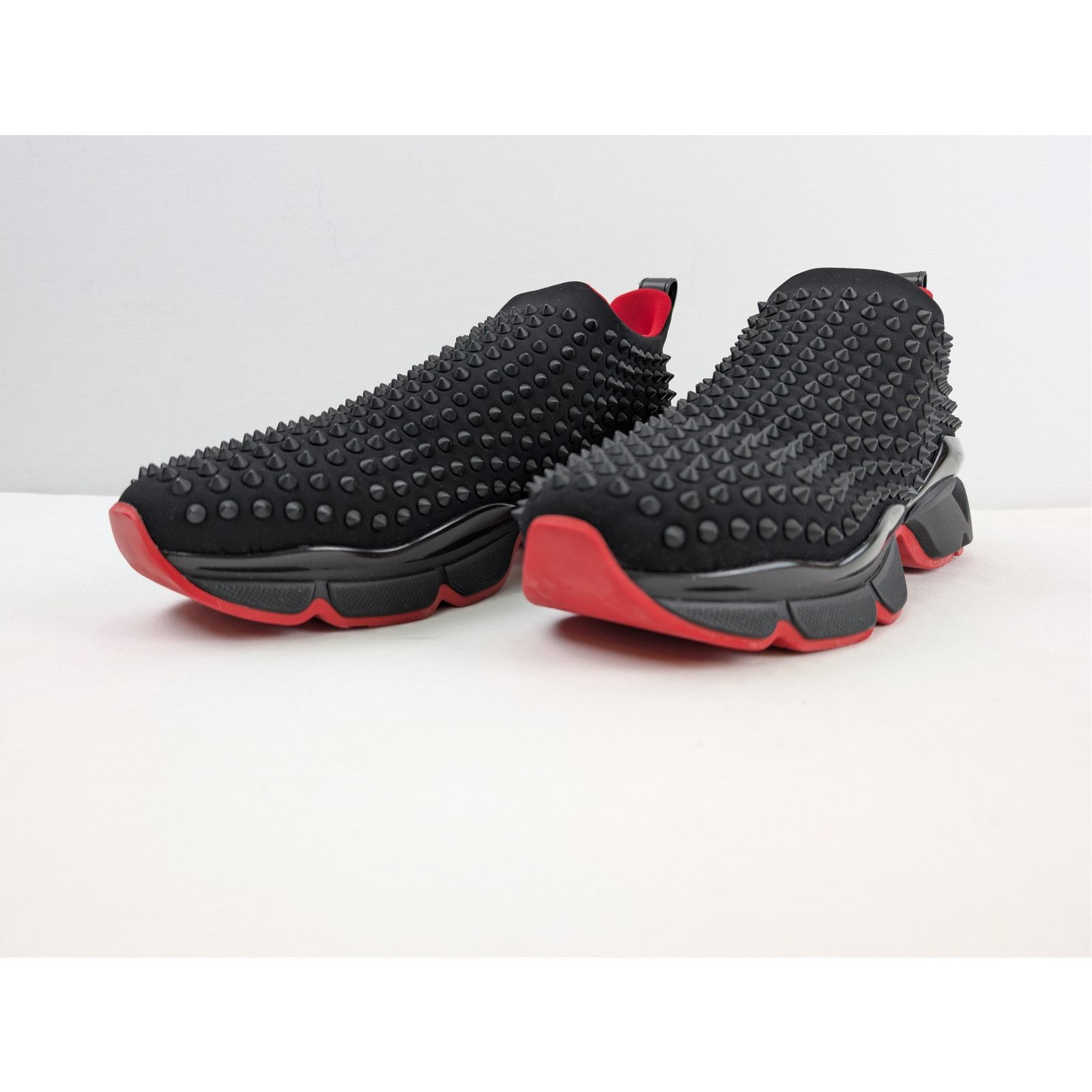 Christian Louboutin o1rshd1 Spike Sock Flat Shoe Boots Sneakers in Black 42 Size US 9 / EU 42 - 8 Thumbnail