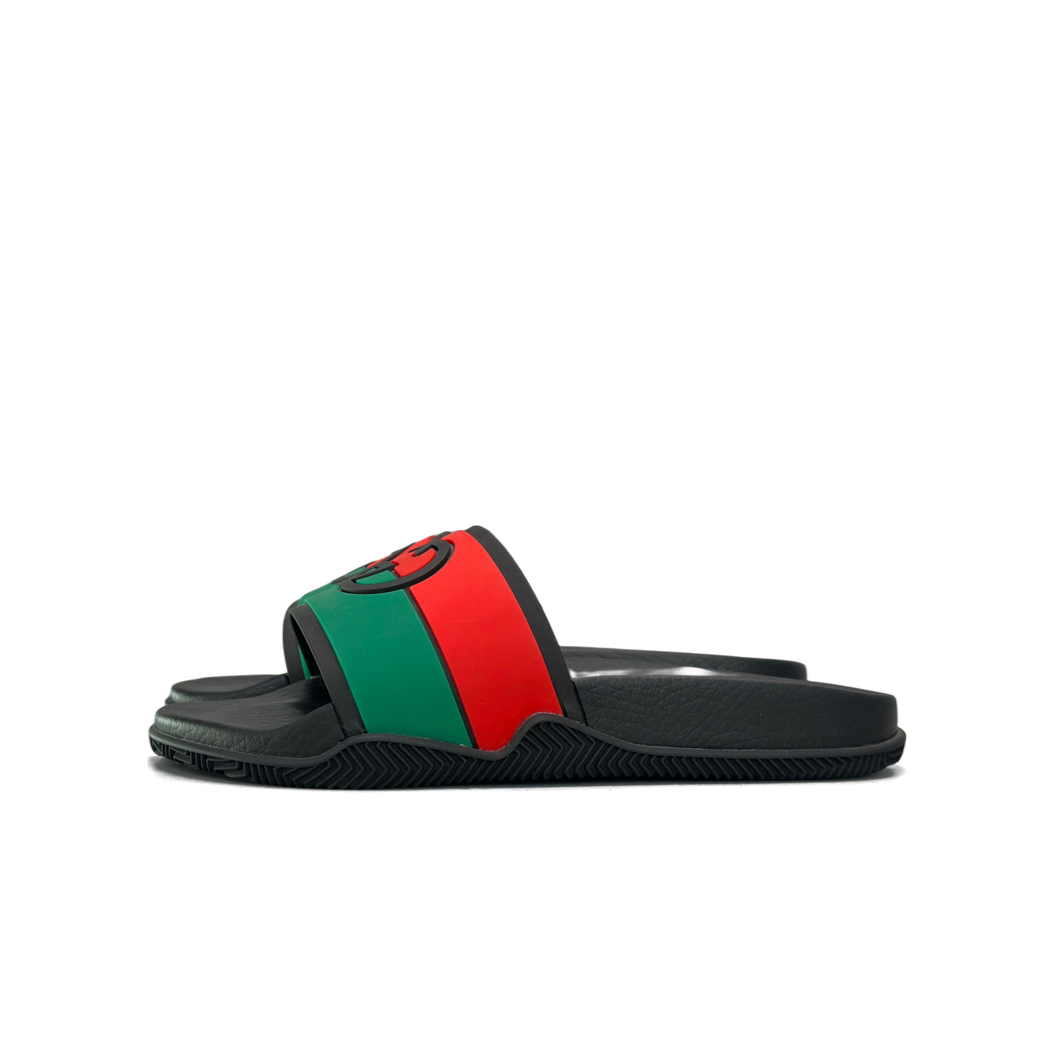 Gucci Gucci Interlocking G Web Slides Size 6 Size US 6 / EU 39 - 1 Thumbnail