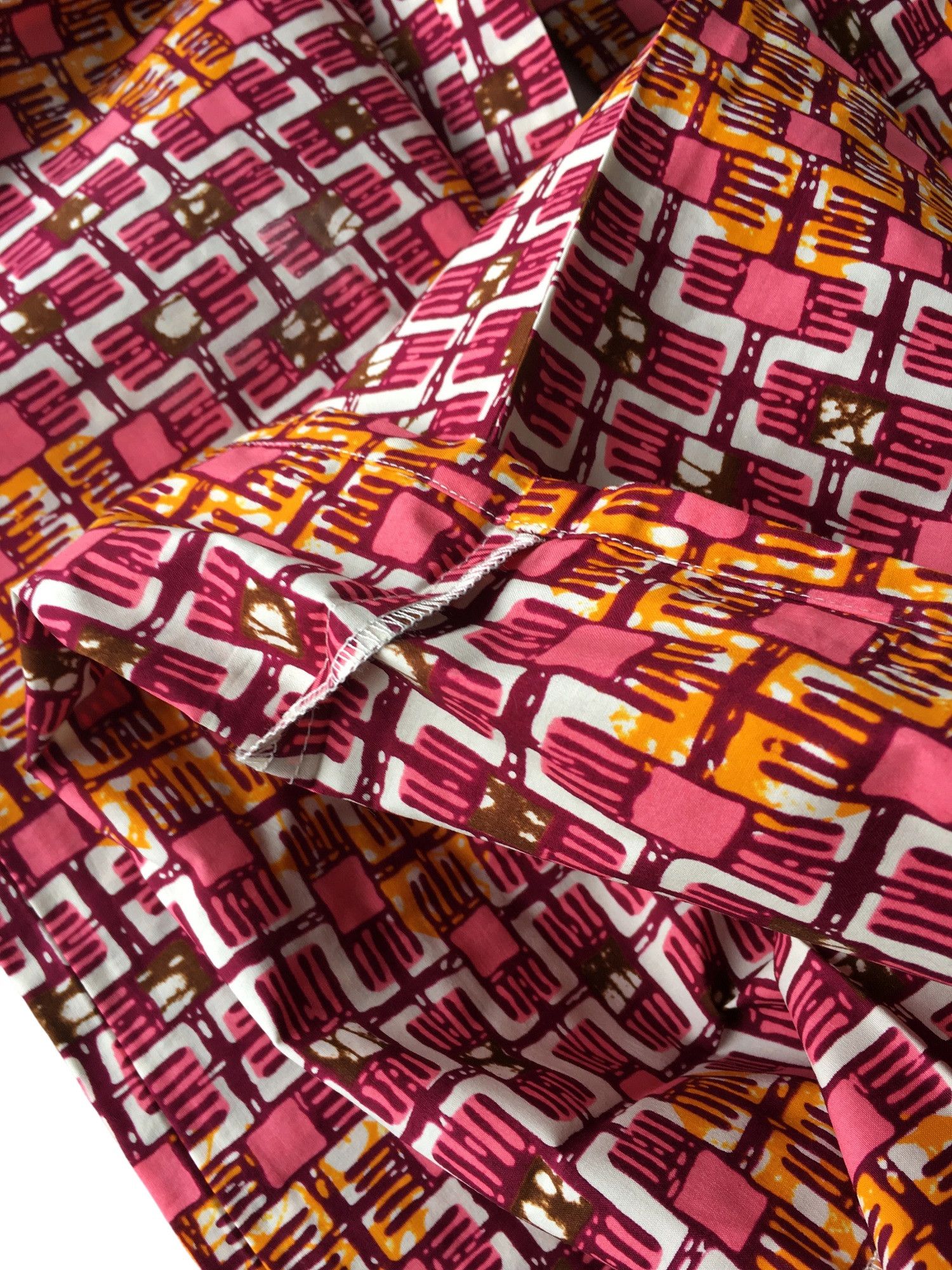 Other Women's African Wax Print Pants Wide Leg Pants Trousers Size 30" / US 8 / IT 44 - 4 Thumbnail