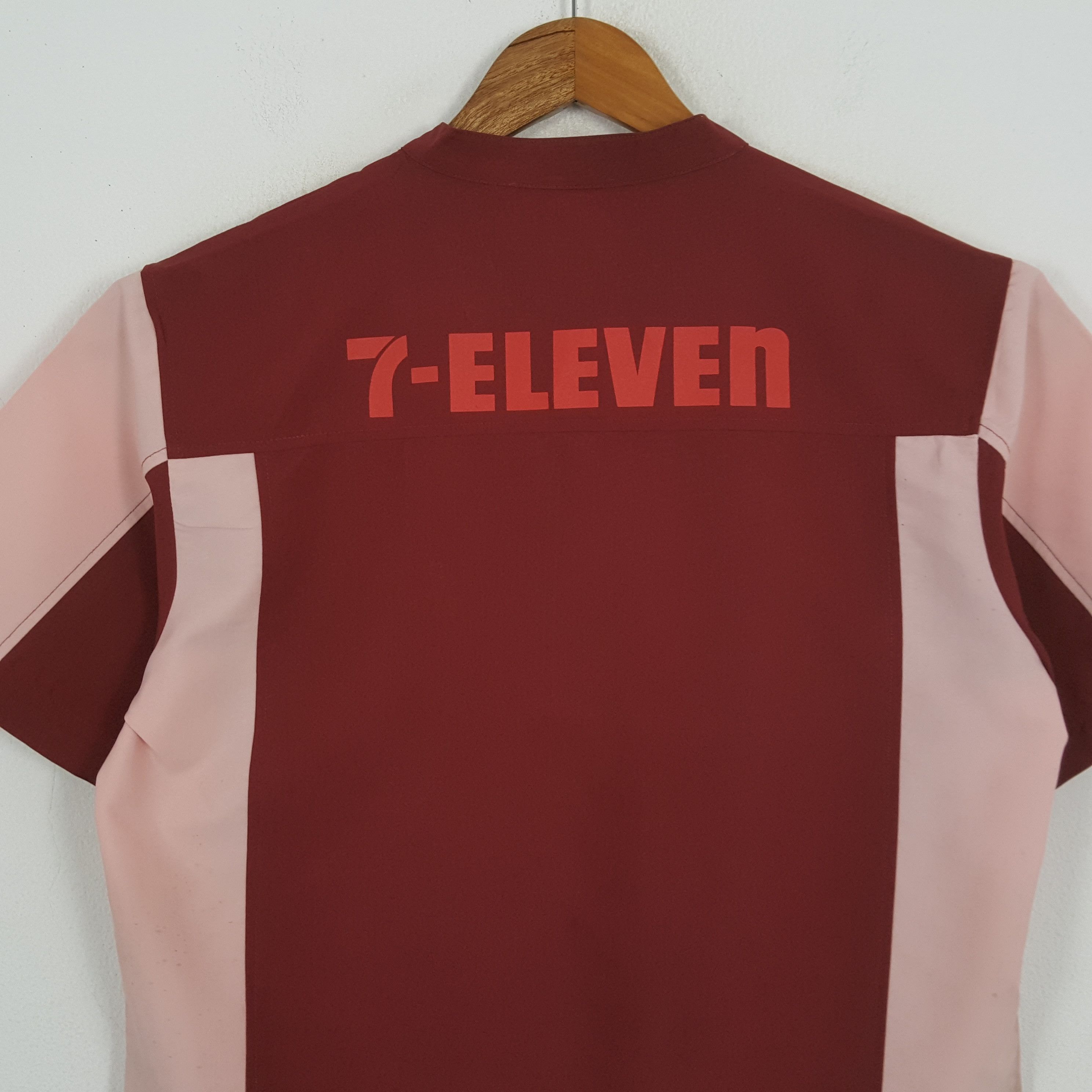 Japanese Brand × Vintage Vintage 7-ELEVEn Japanese Workers Uniform Shirt Jacket Size US L / EU 52-54 / 3 - 4 Thumbnail