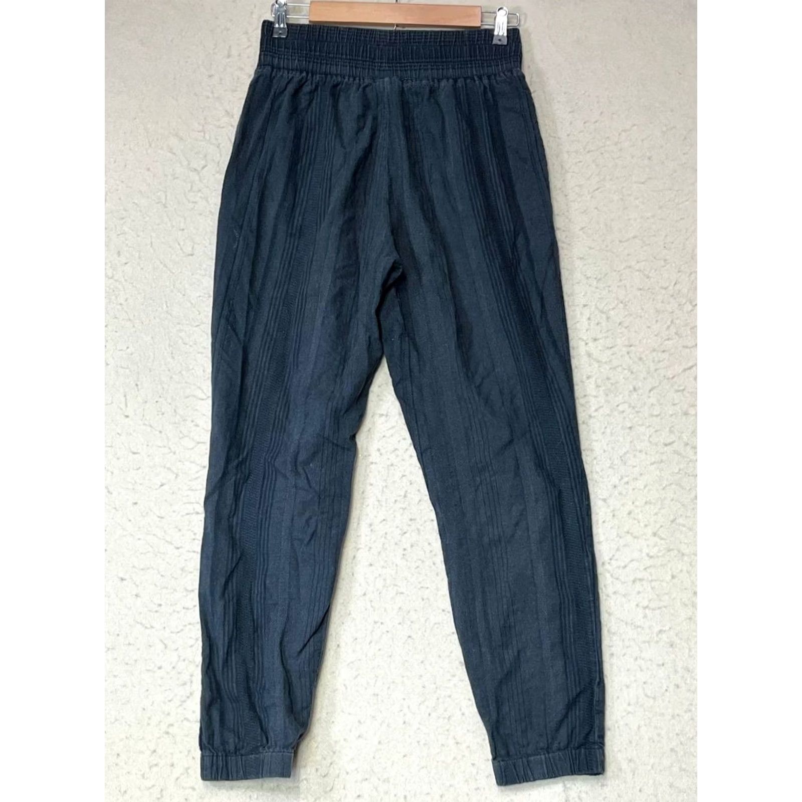 Hurley Hurley Women’s Jogger Pants Black 100% Cotton Women Size Small Size 28" / US 6 / IT 42 - 2 Thumbnail