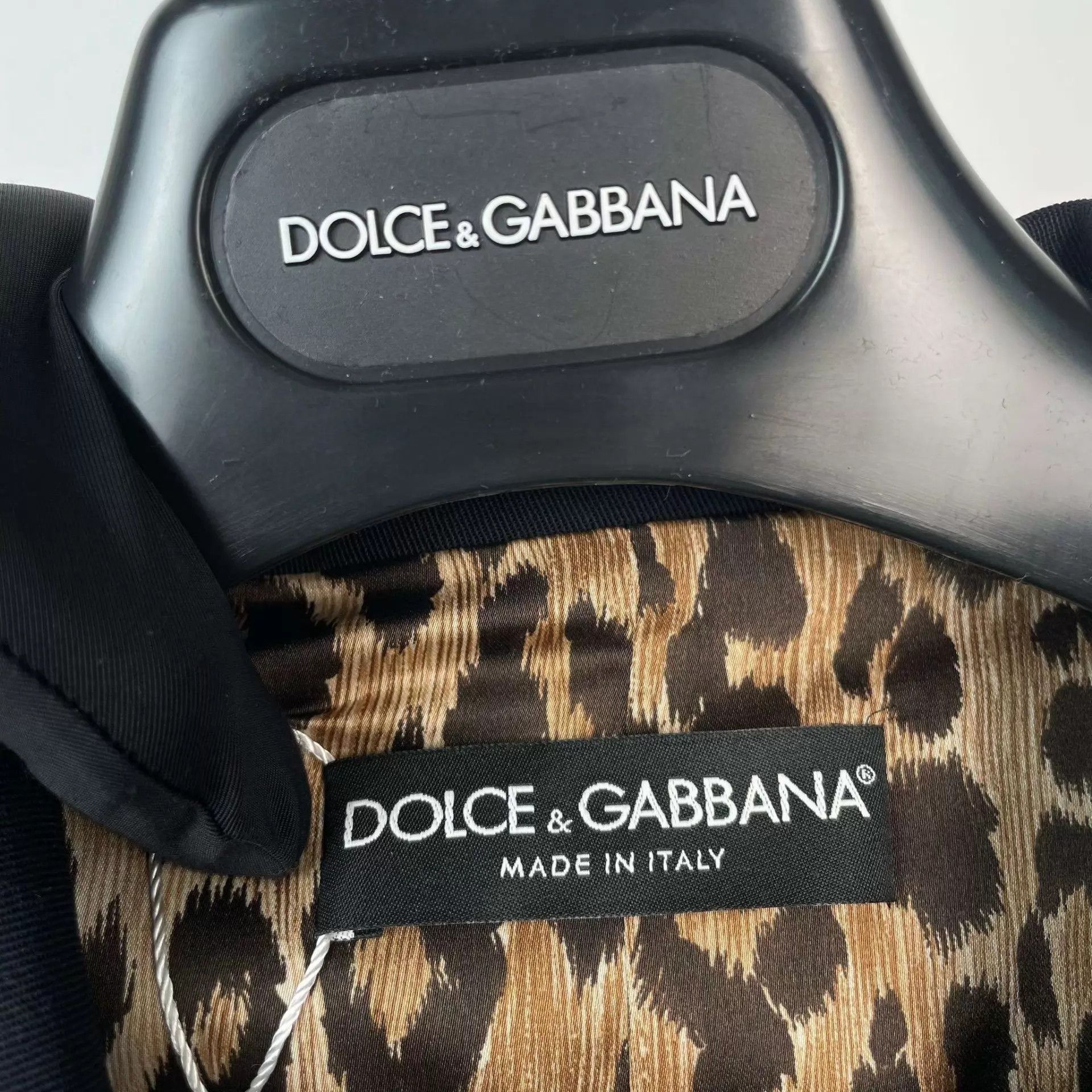 Dolce & Gabbana DG women's black overcoat 38 Size S / US 4 / IT 40 - 5 Thumbnail