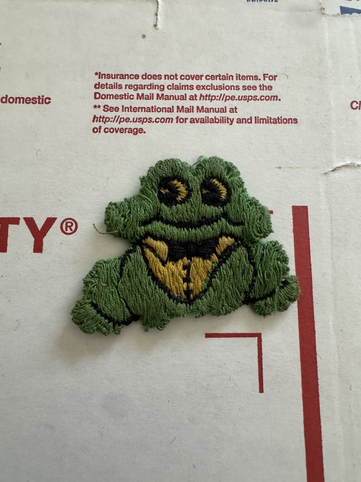 Other Formal Frog in Bowtie Tux Vintage 80s Sew-On Patch Size ONE SIZE - 1 Thumbnail